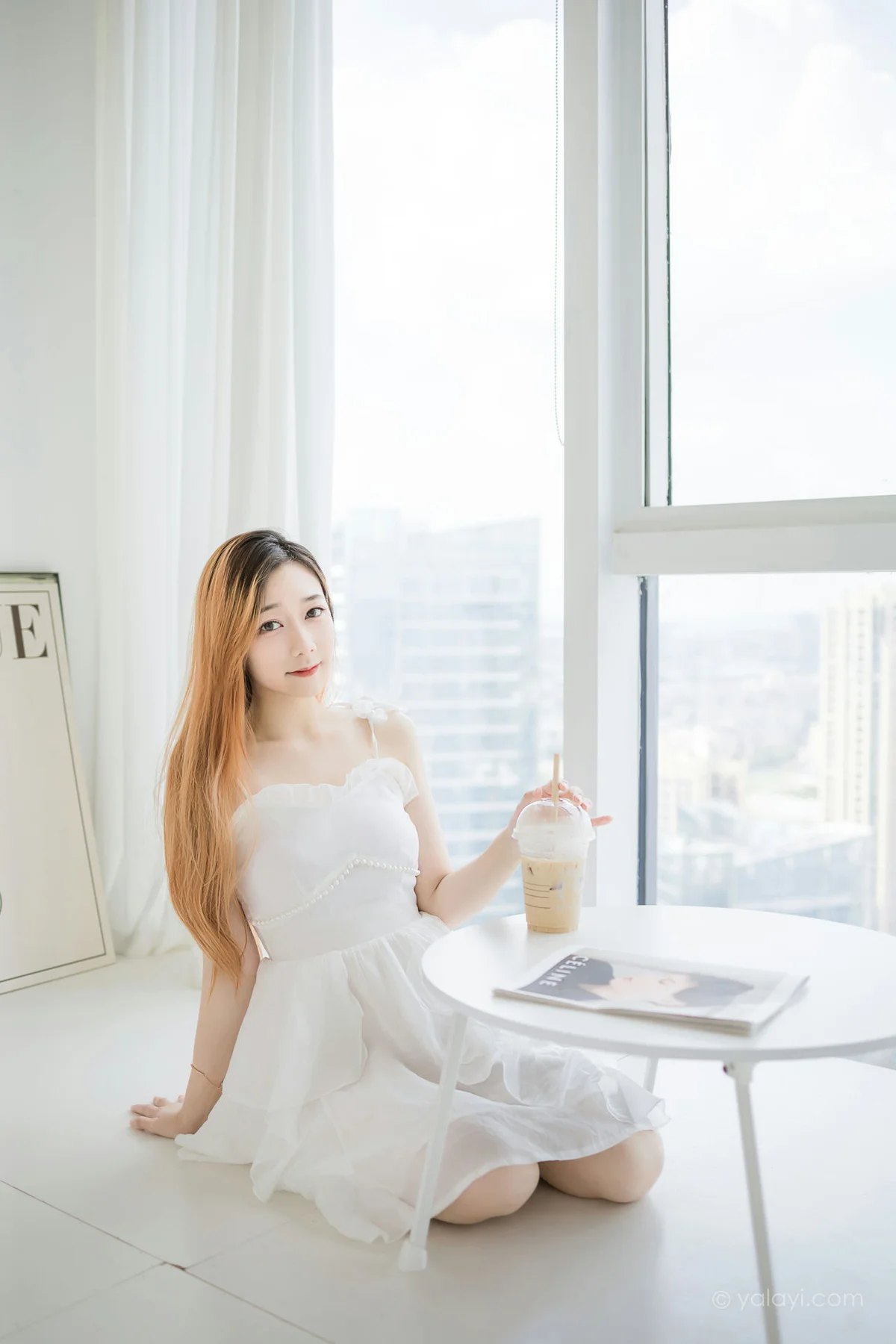 YALAYI 雅拉伊 Vol.947  夜夜 白衣丽人 - 4