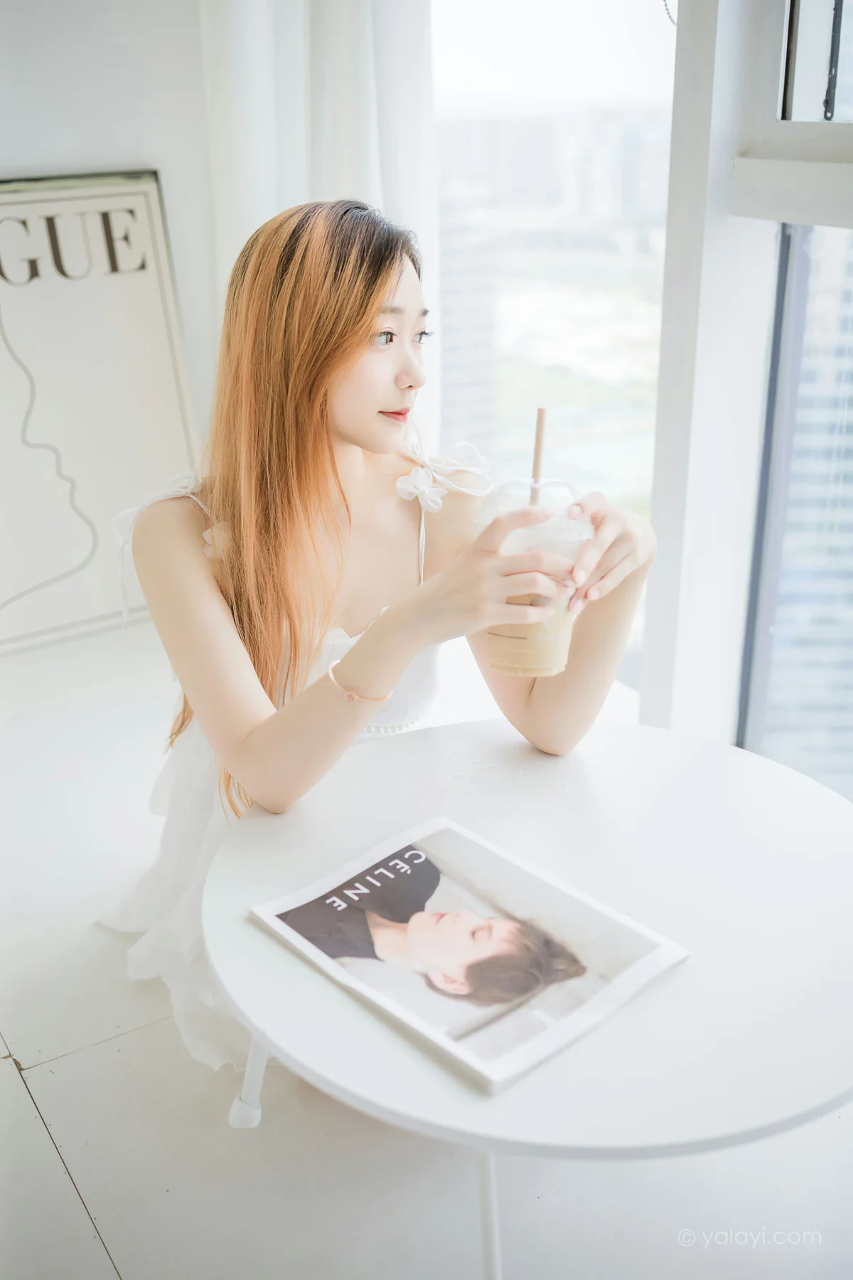 YALAYI 雅拉伊 Vol.947  夜夜 白衣丽人 - 7