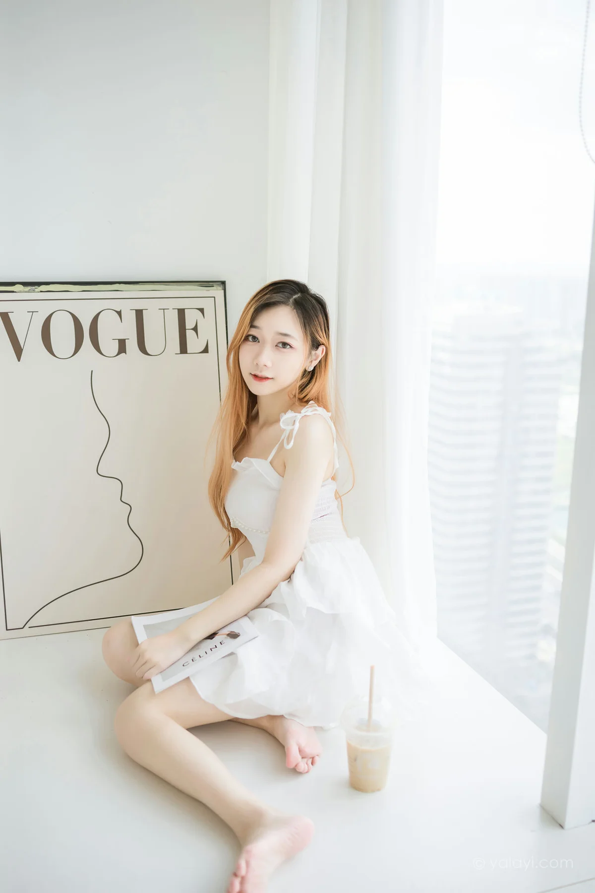 YALAYI 雅拉伊 Vol.947  夜夜 白衣丽人 - 2