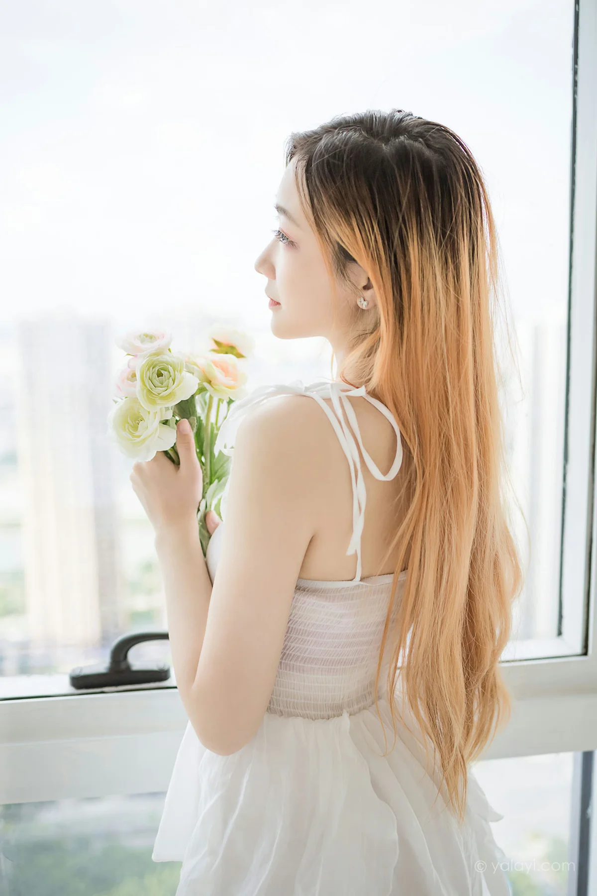 YALAYI 雅拉伊 Vol.947  夜夜 白衣丽人 - 6