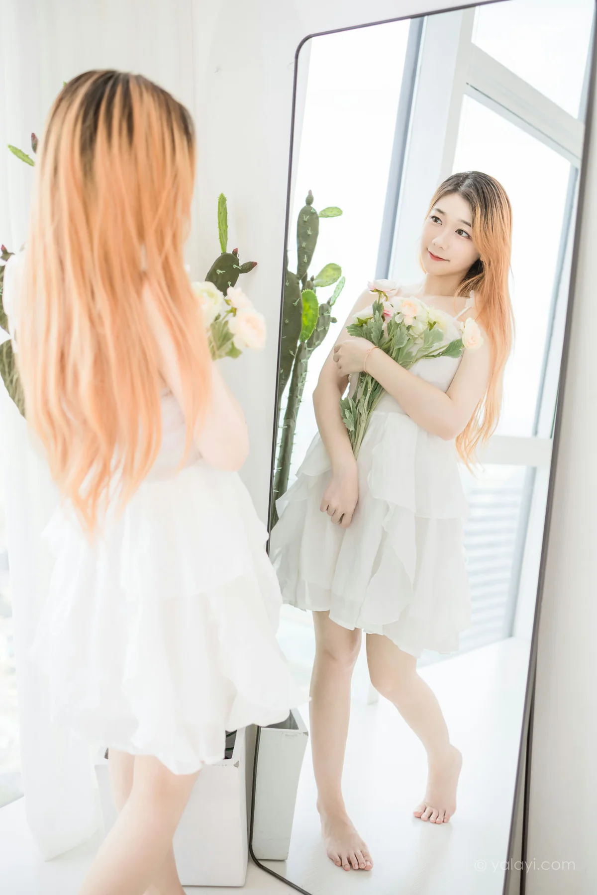 YALAYI 雅拉伊 Vol.947  夜夜 白衣丽人 - 7