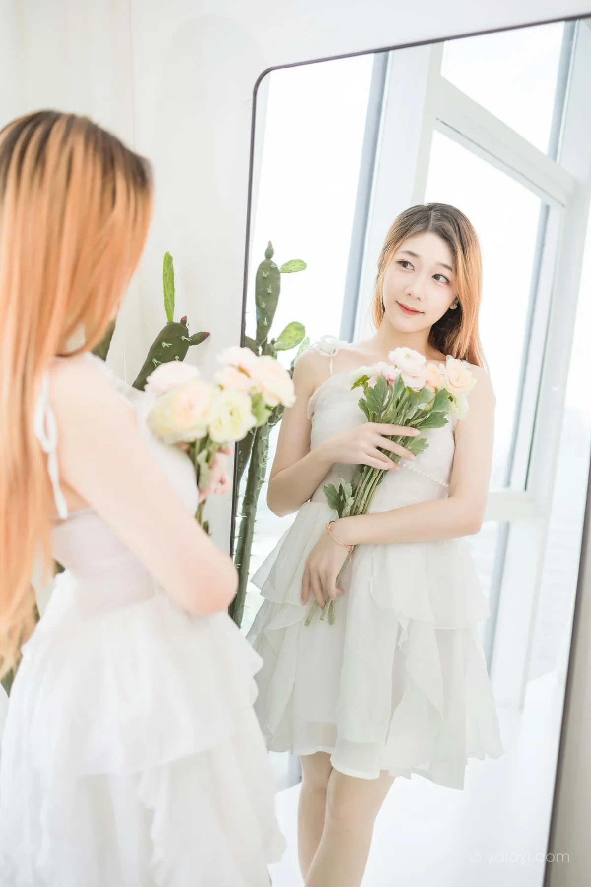 YALAYI 雅拉伊 Vol.947  夜夜 白衣丽人 - 8