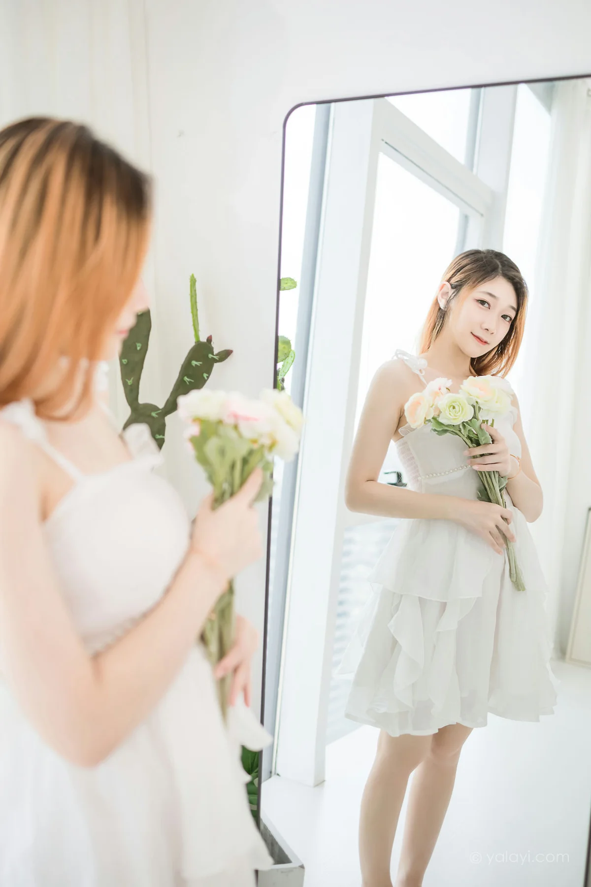 YALAYI 雅拉伊 Vol.947  夜夜 白衣丽人 - 9