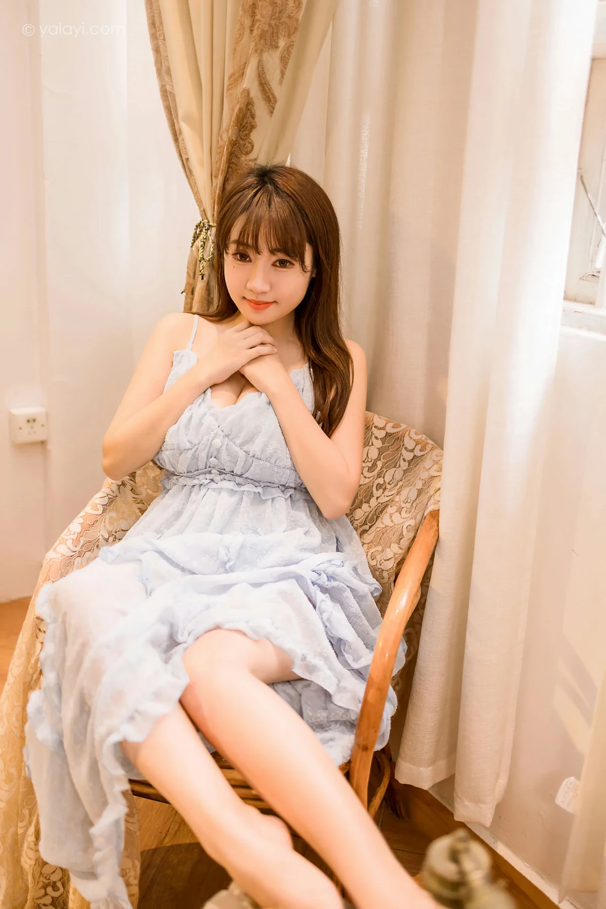 YALAYI 雅拉伊 Vol.951  虞艺 蓝色妖姬 - 7