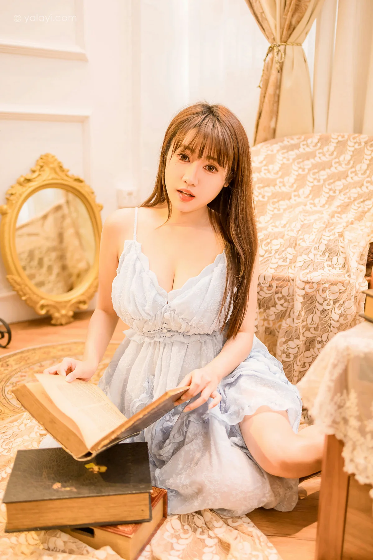 YALAYI 雅拉伊 Vol.951  虞艺 蓝色妖姬 - 6