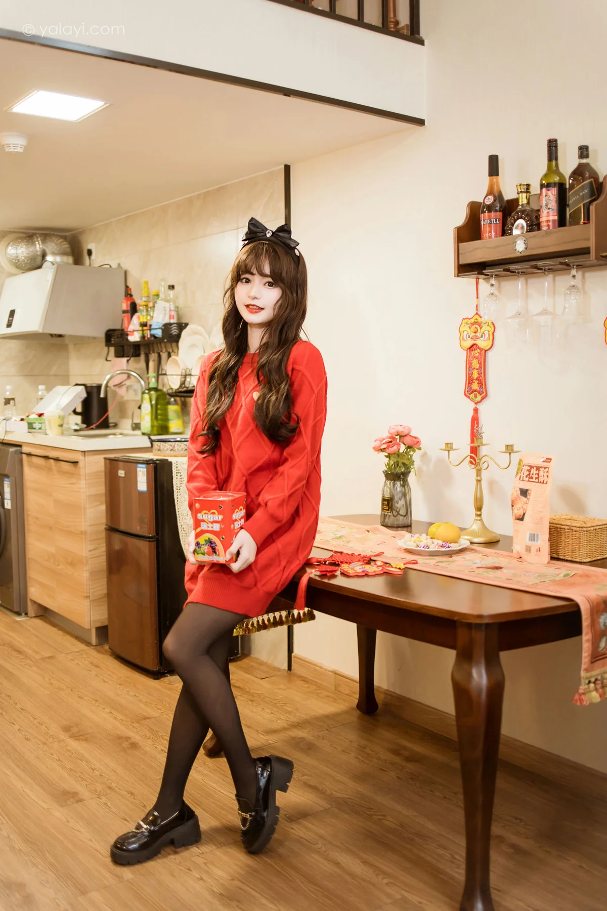 YALAYI 雅拉伊 Vol.955  小亭 穿上你送的红毛衣 - 8