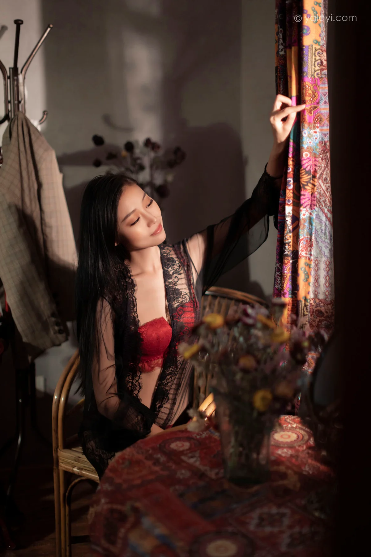 YALAYI 雅拉伊 Vol.959   图雅 一抹红色 - 4