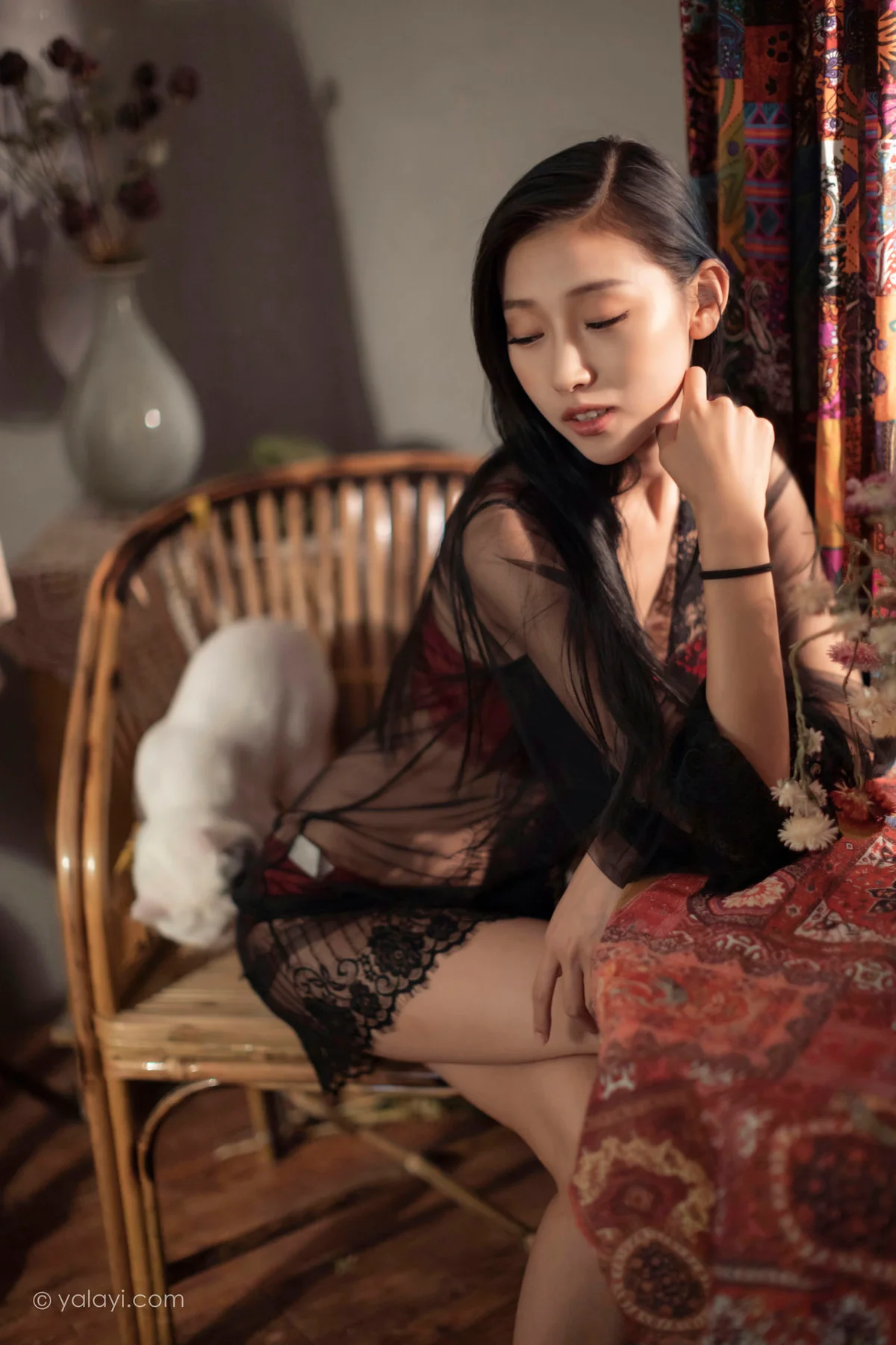 YALAYI 雅拉伊 Vol.959   图雅 一抹红色 - 8