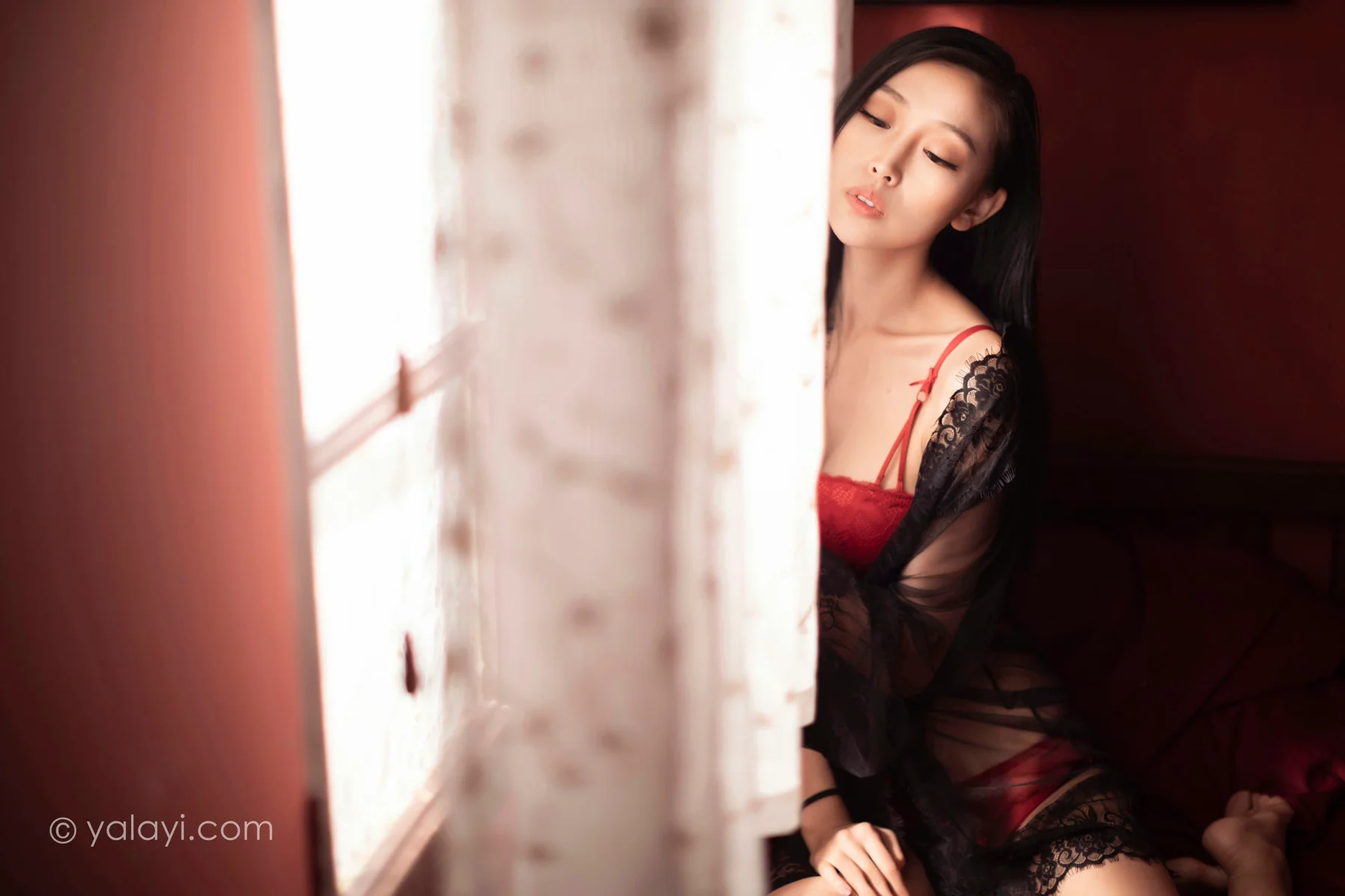 YALAYI 雅拉伊 Vol.959   图雅 一抹红色 - 2