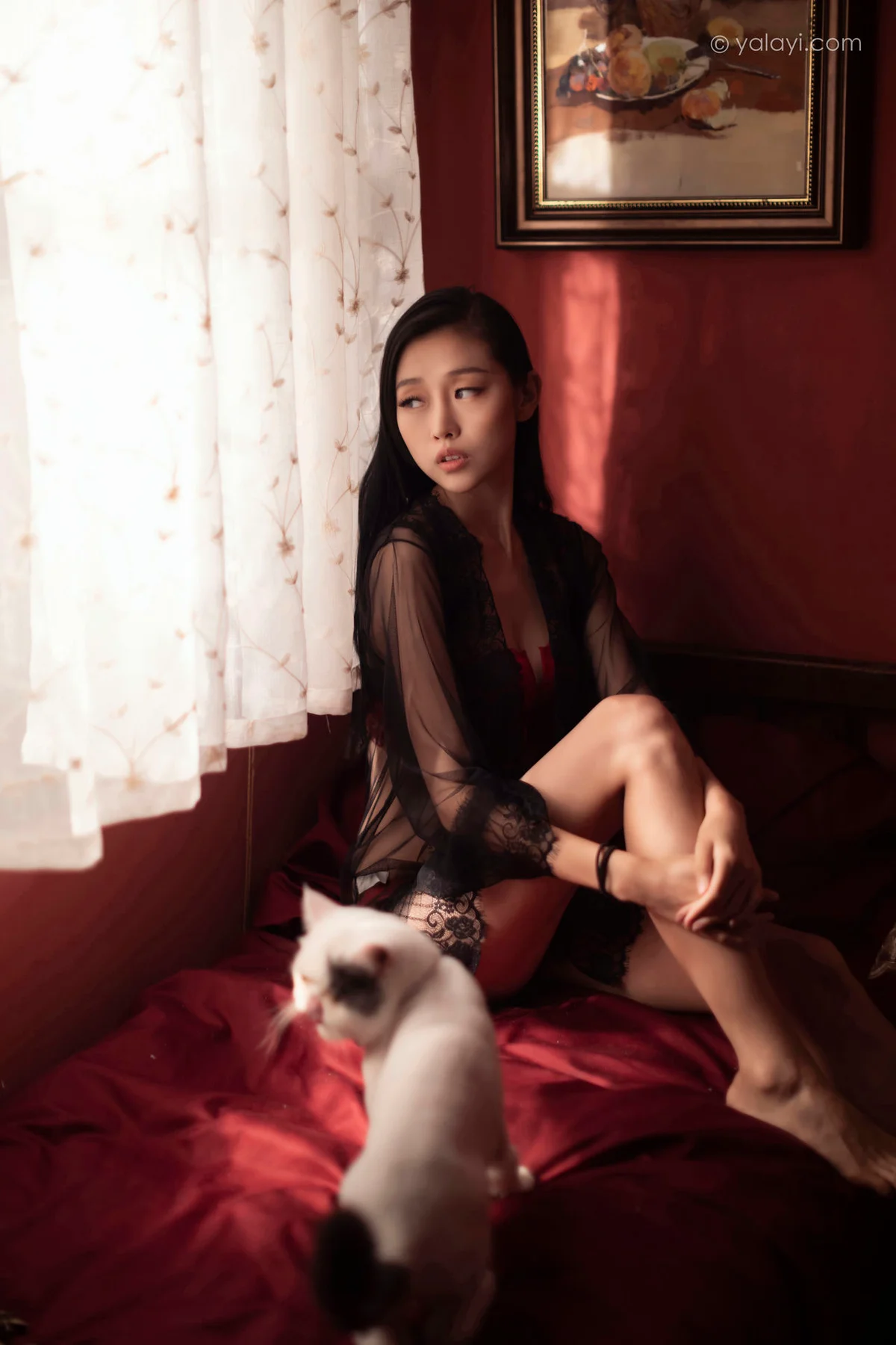 YALAYI 雅拉伊 Vol.959   图雅 一抹红色 - 3