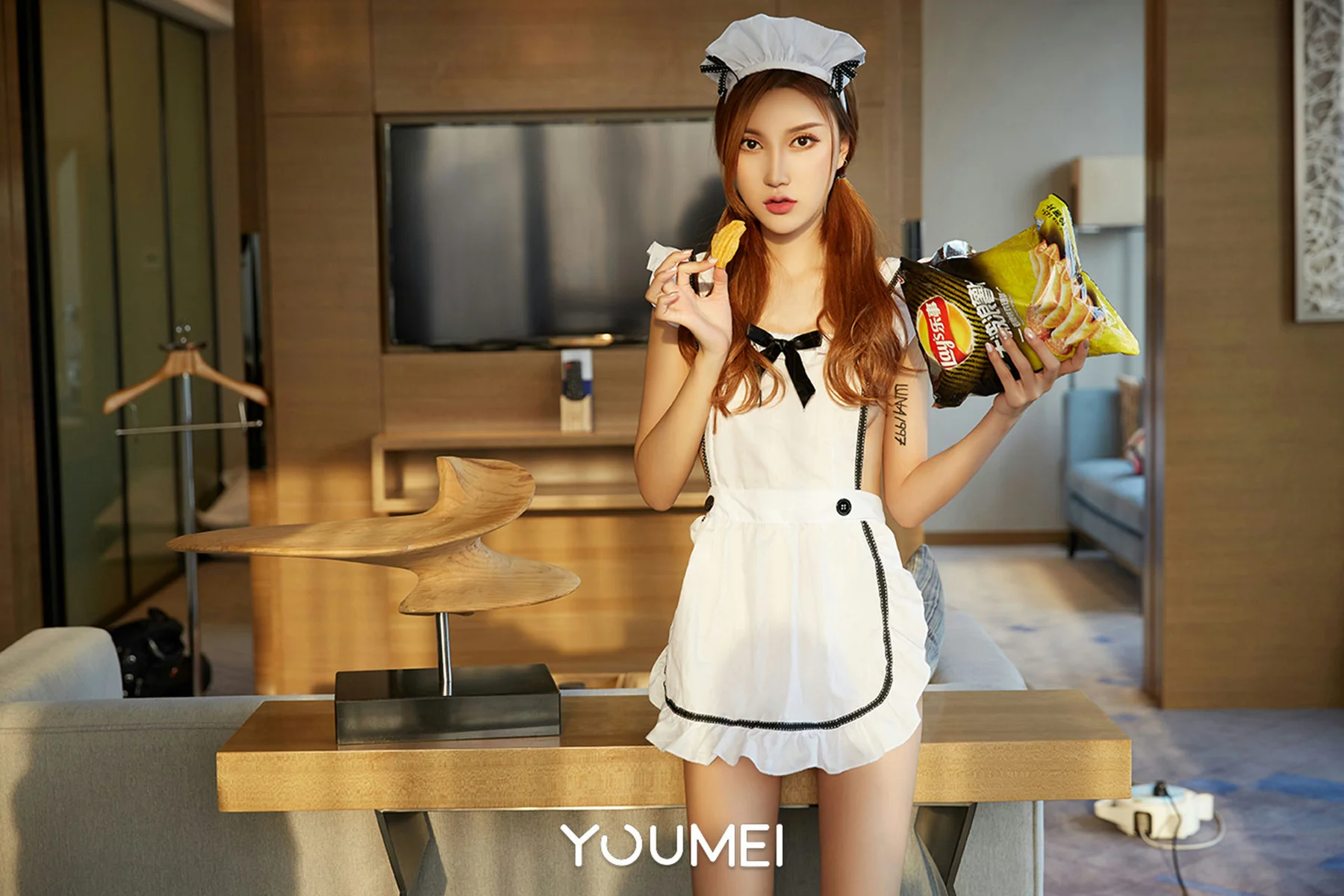 YOUMEI 尤美  M梦baby 修长美腿 女仆制服厨娘 - 7