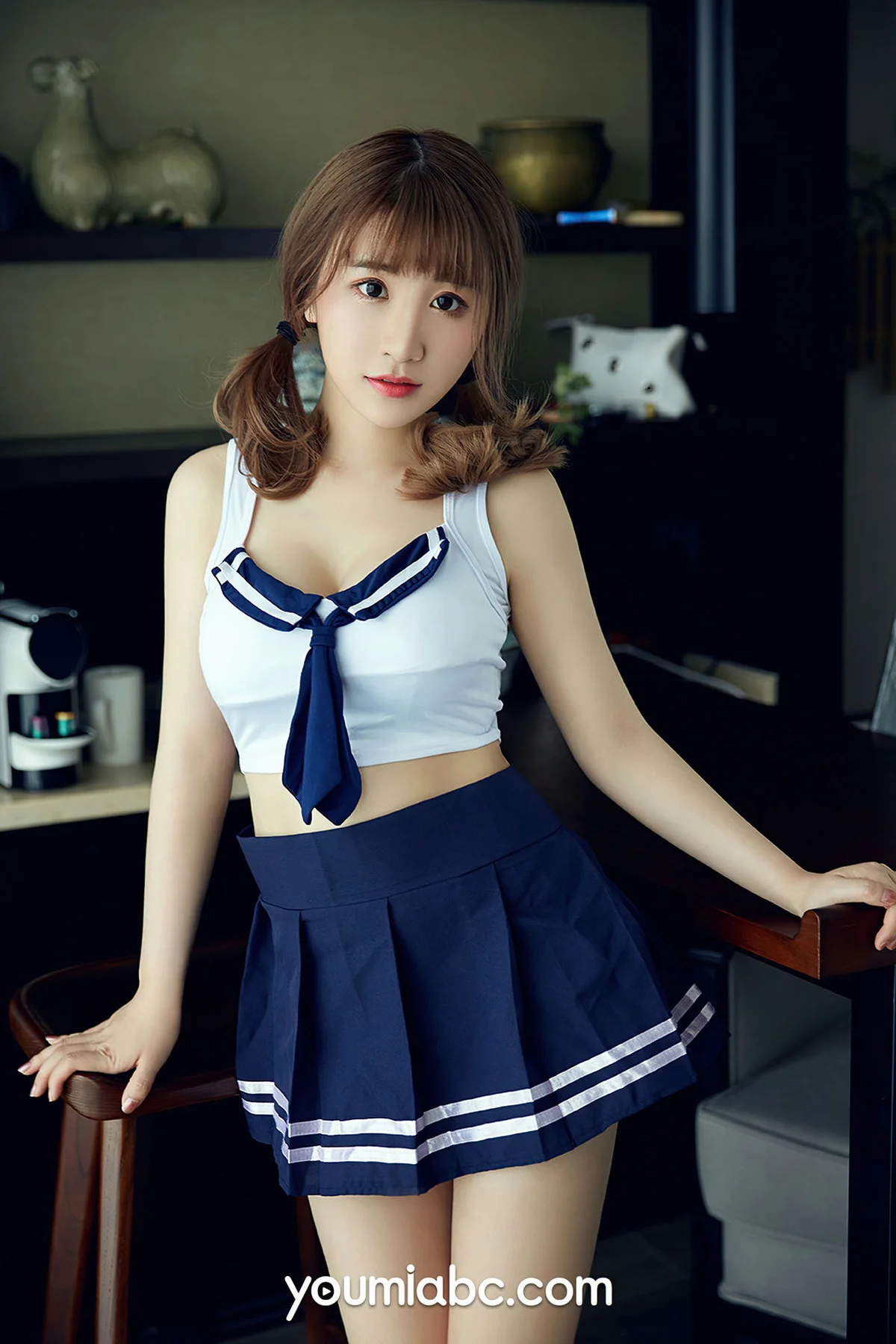 YOUMEI 尤美  2020-06-22 制服翘臀 绯月樱 清纯学妹 - 4