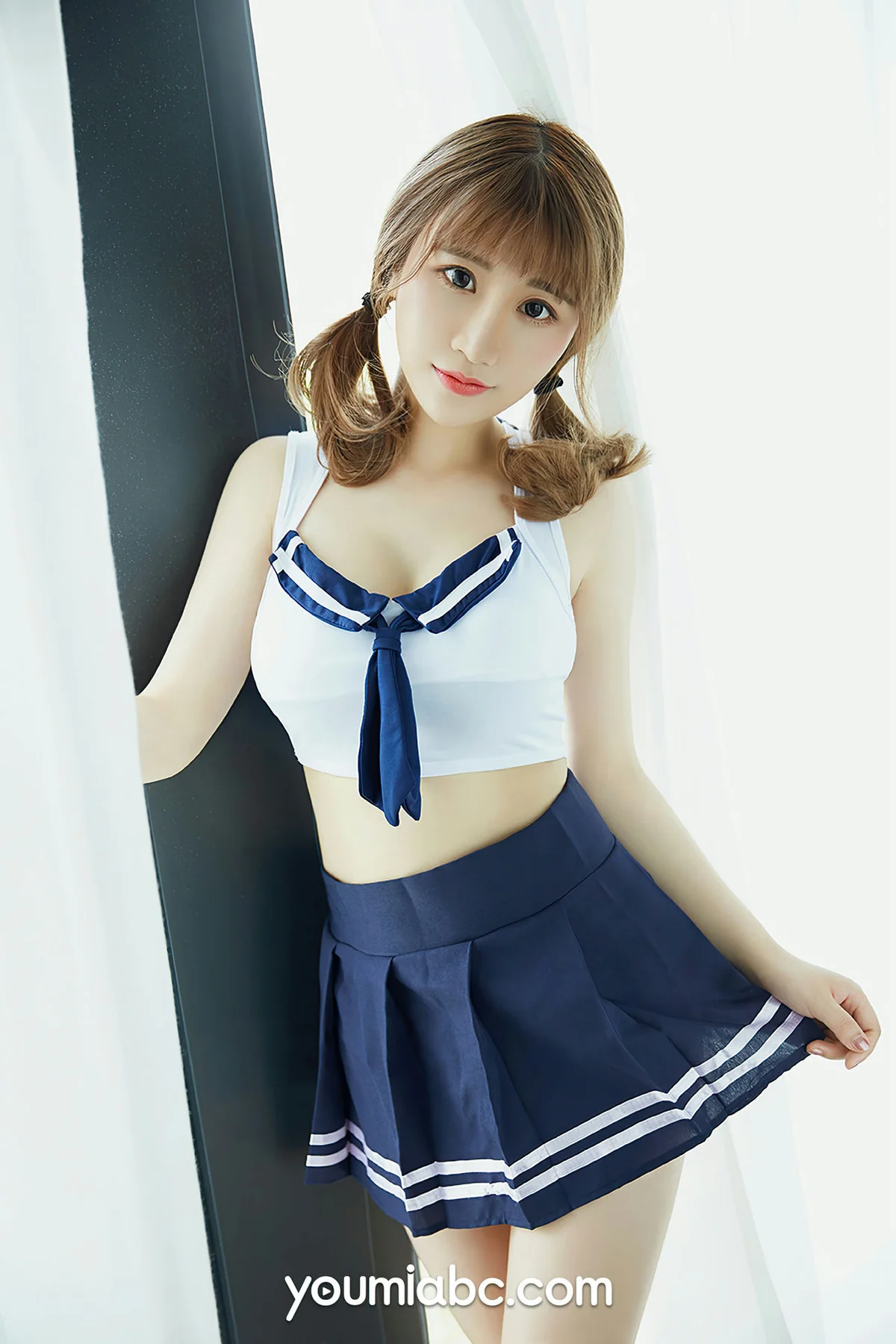 YOUMEI 尤美  2020-06-22 制服翘臀 绯月樱 清纯学妹 - 8