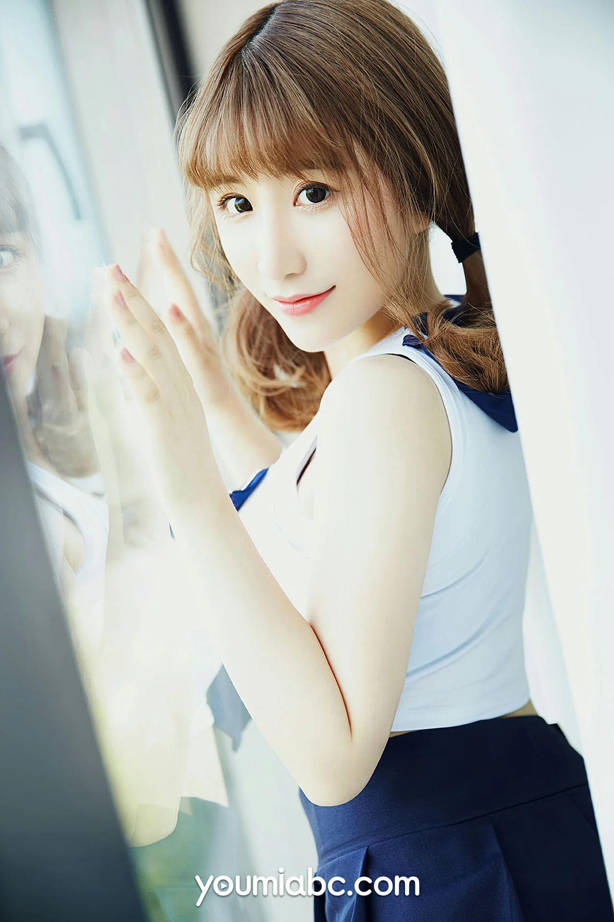 YOUMEI 尤美  2020-06-22 制服翘臀 绯月樱 清纯学妹 - 3