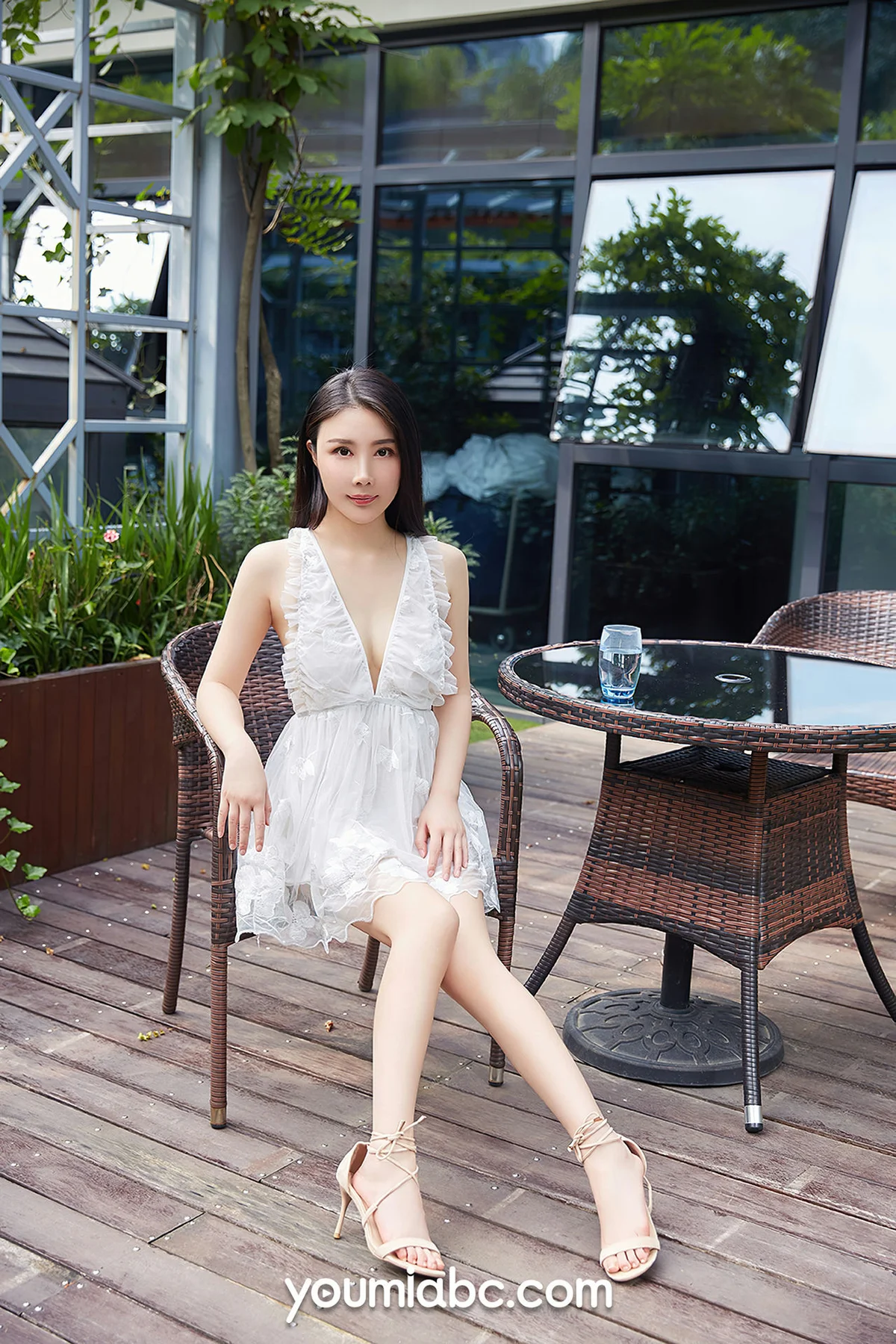 YOUMEI 尤美   子怡 性感吊袜 - 4