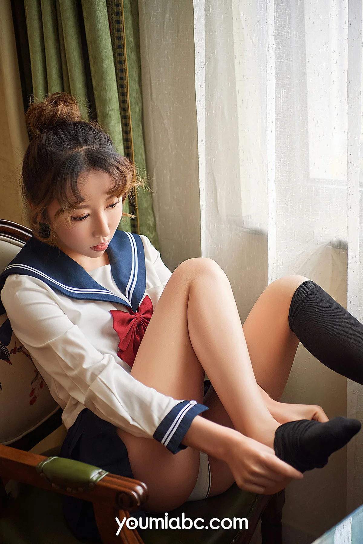 YOUMEI 尤美  瑶瑶 清纯校园制服 - 5