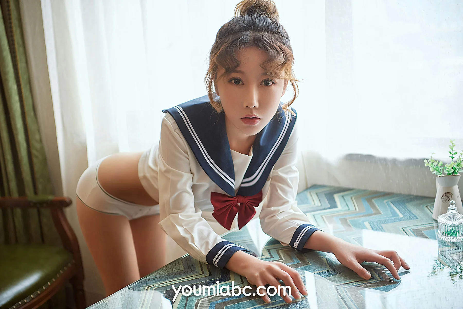 YOUMEI 尤美  瑶瑶 清纯校园制服 - 9