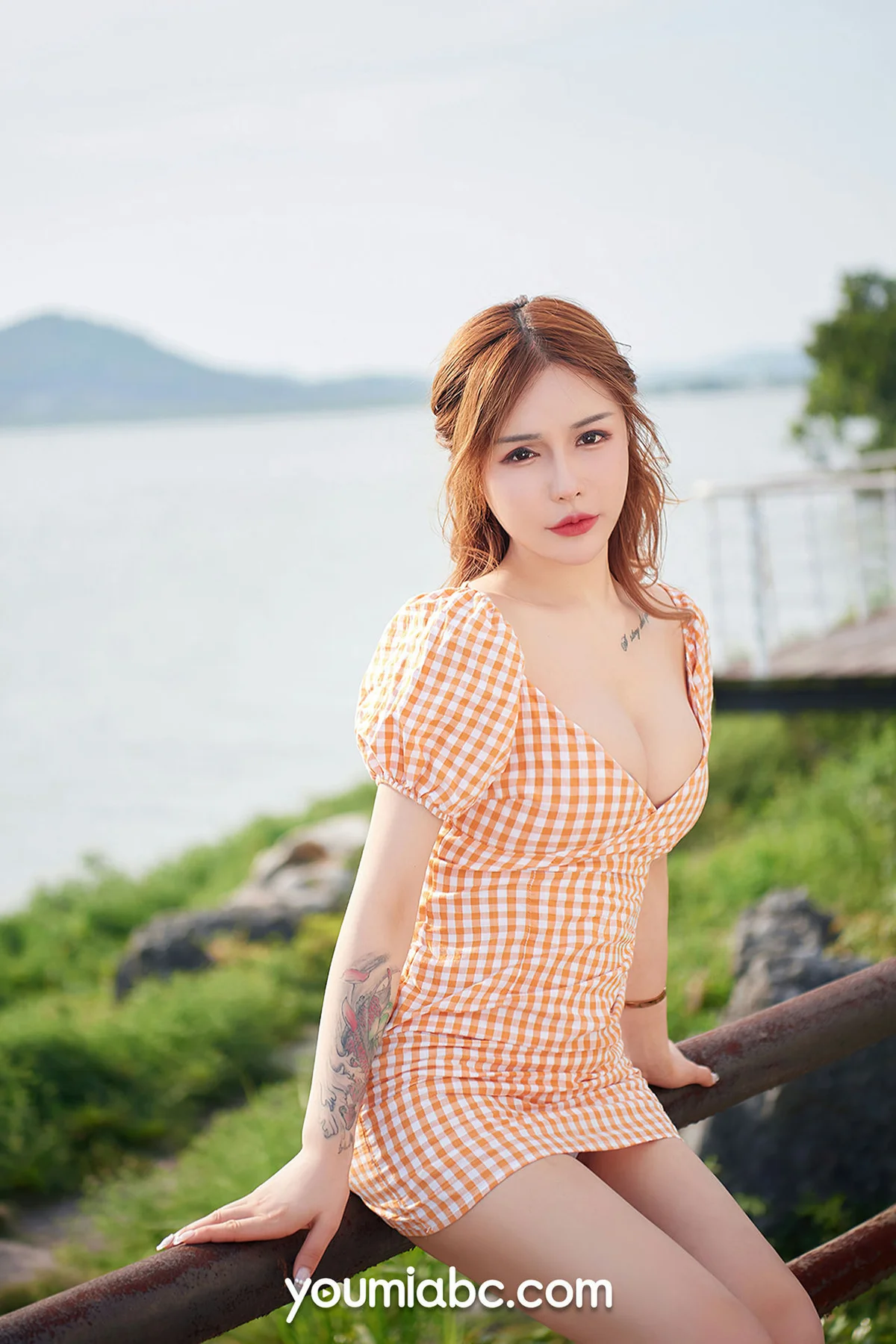 YOUMEI 尤美 可可 性感格子裙子 - 10