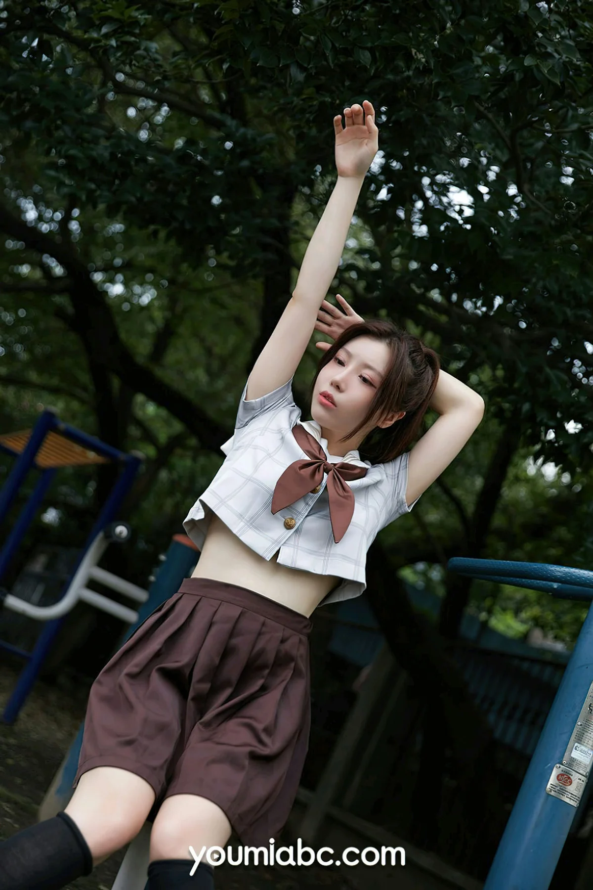 YOUMEI 尤美  2022-08-09-1 白亦 jk少女 - 2