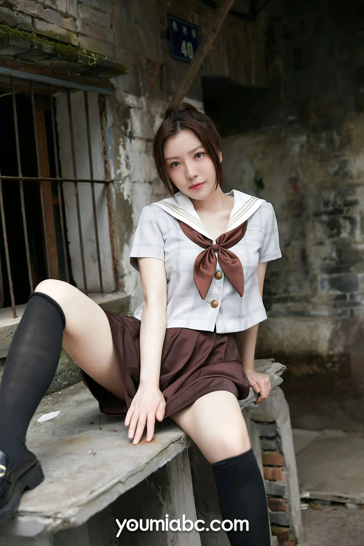 YOUMEI 尤美  2022-08-09-1 白亦 jk少女 - 7