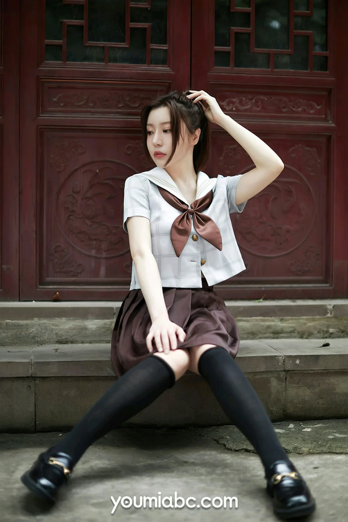 YOUMEI 尤美  2022-08-09-1 白亦 jk少女 - 10