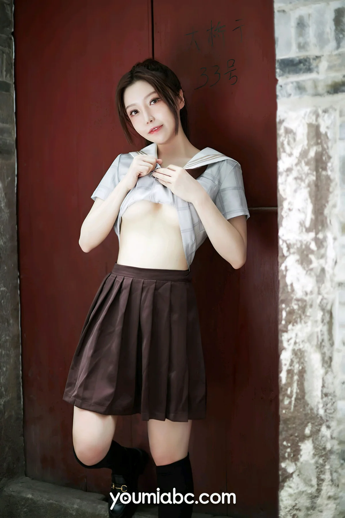 YOUMEI 尤美  2022-08-09-1 白亦 jk少女 - 4