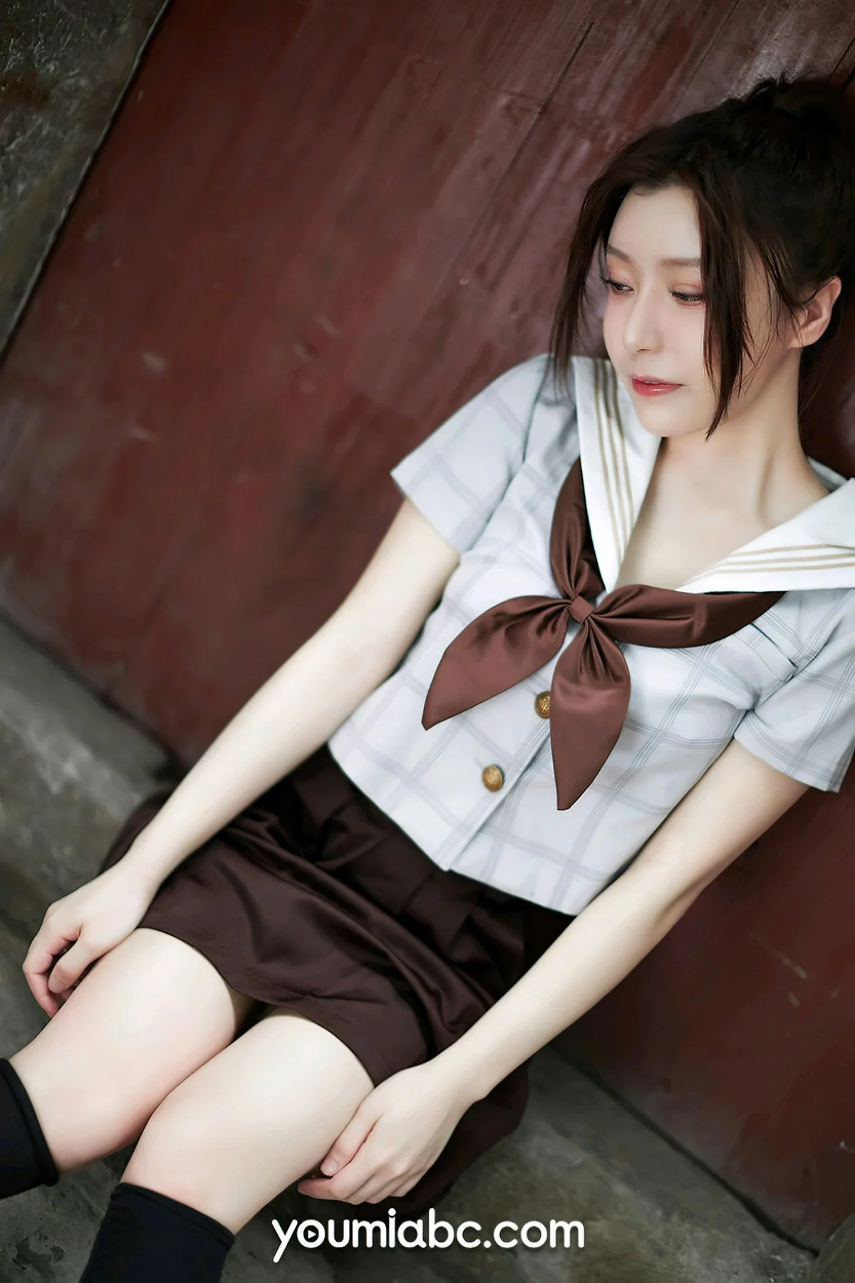 YOUMEI 尤美  2022-08-09-1 白亦 jk少女 - 6