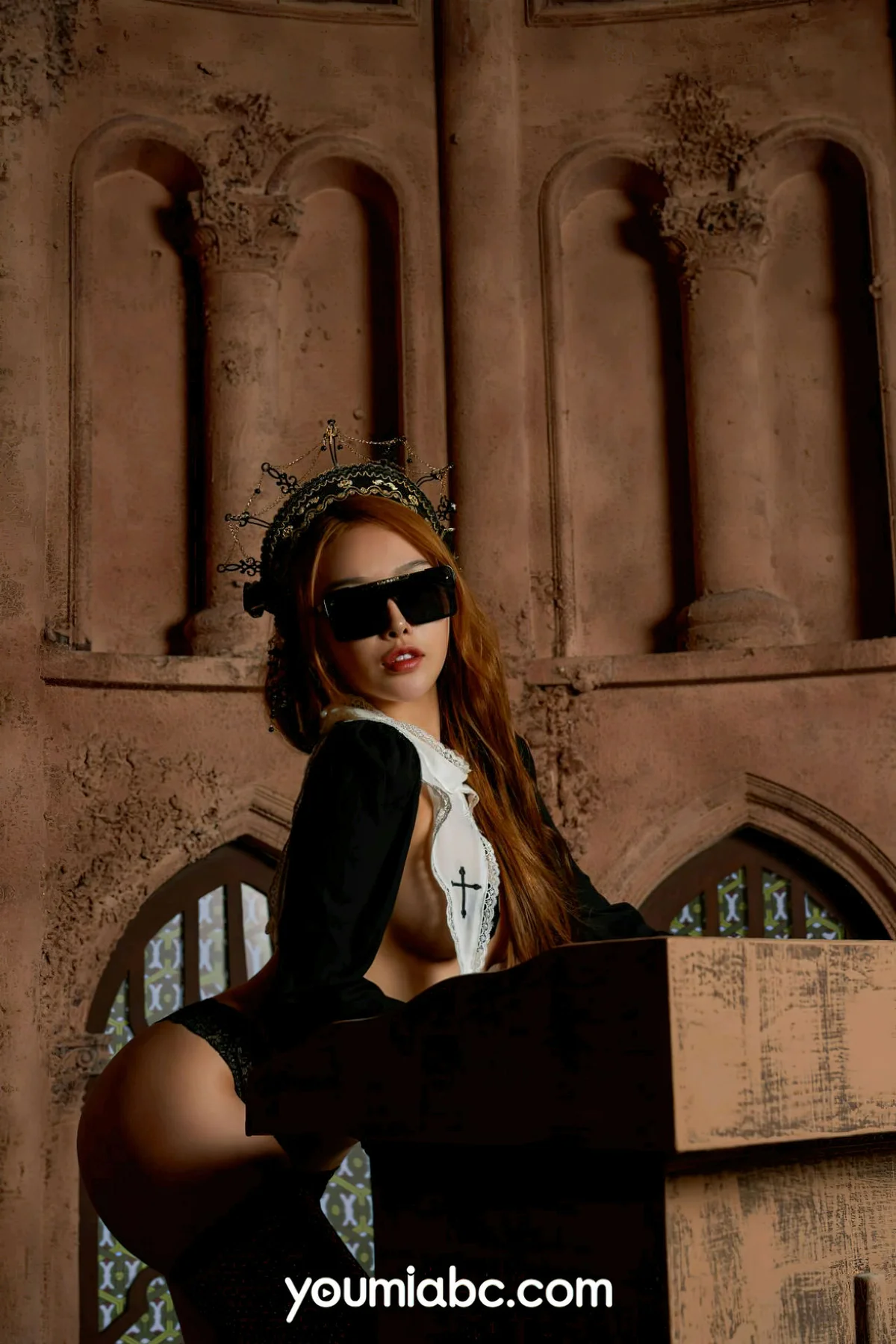 YOUMEI 尤美  2022-08-19-1 李承美 古堡女巫乳贴 - 2