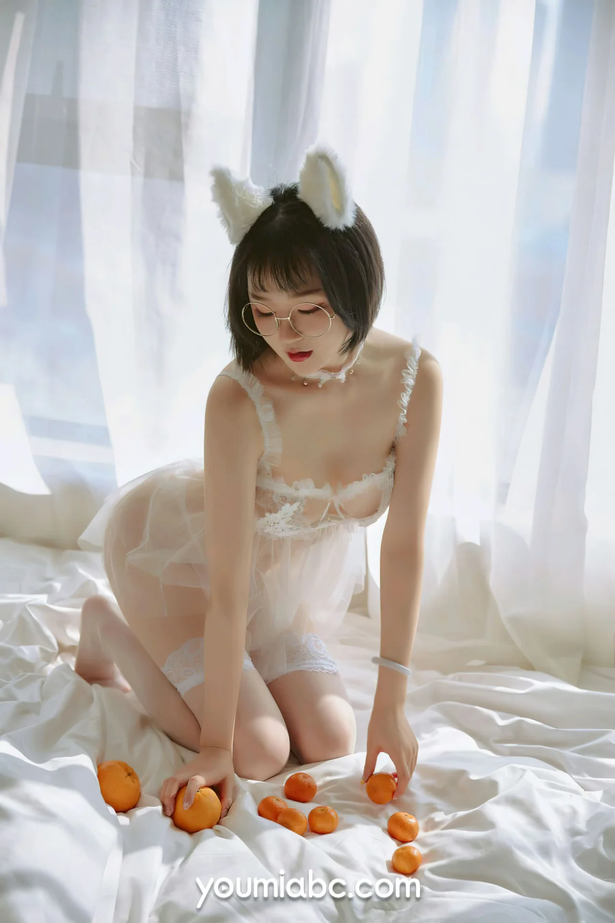 YOUMEI 尤美  2022-10-11-1 龙女宝宝 可爱纯白萝莉少女 - 4