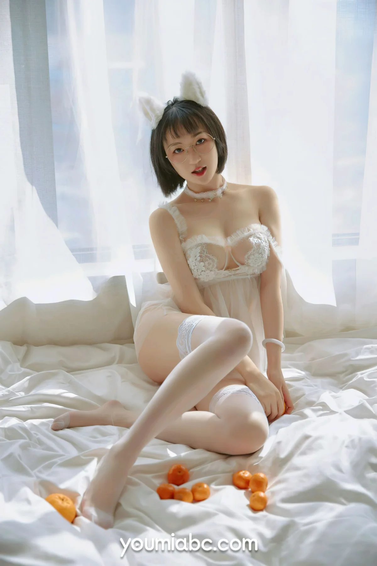 YOUMEI 尤美  2022-10-11-1 龙女宝宝 可爱纯白萝莉少女 - 6