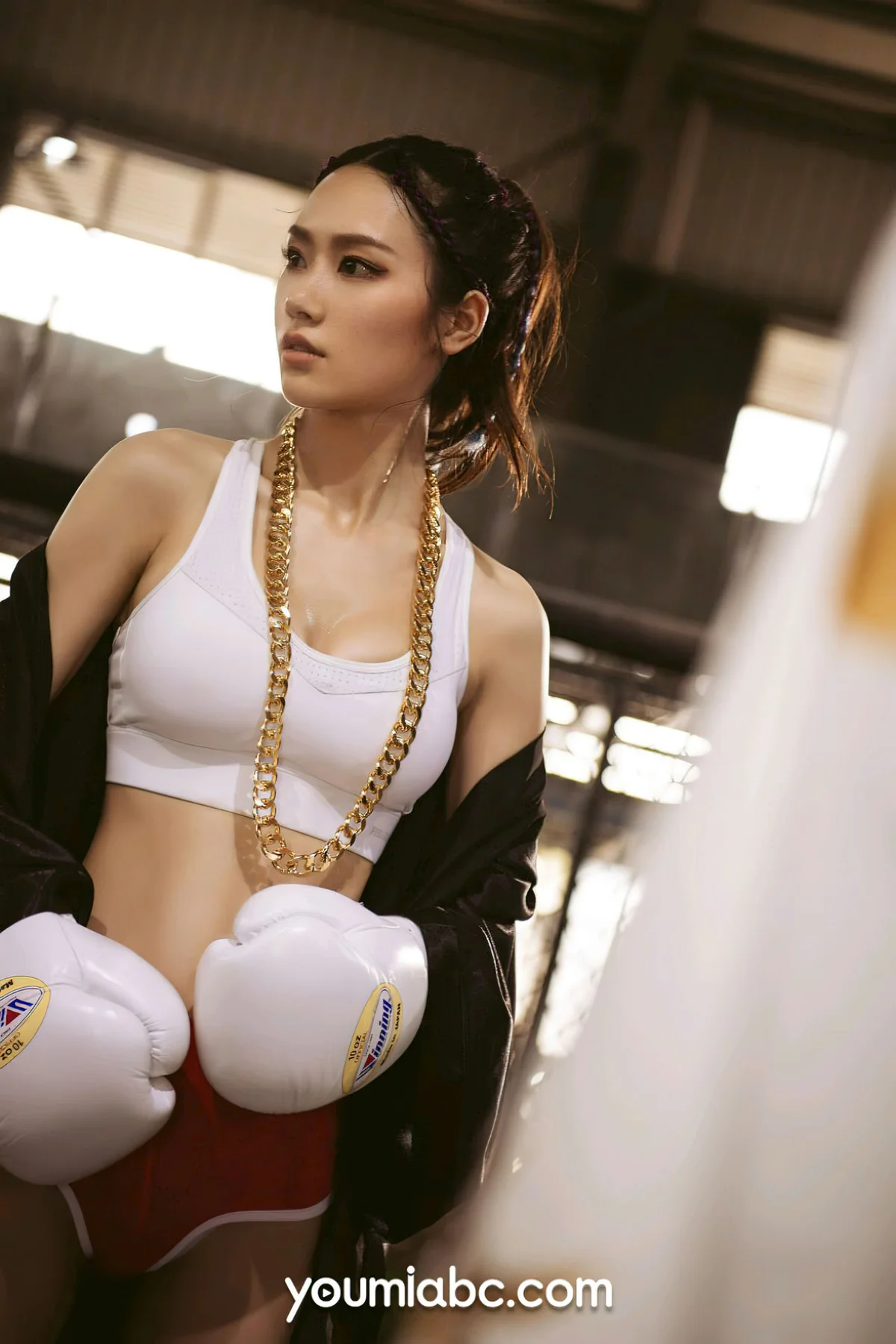 YOUMEI 尤美  2022-10-14-1 沐青 拳击运动美女 - 1