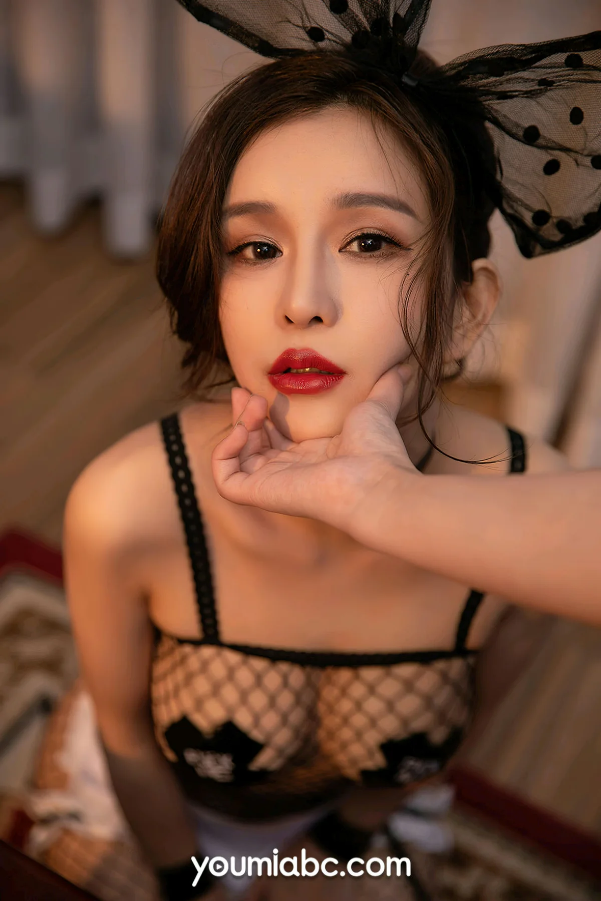 YOUMEI 尤美  2022-12-29 张雨萌 诱惑连体网袜 - 4