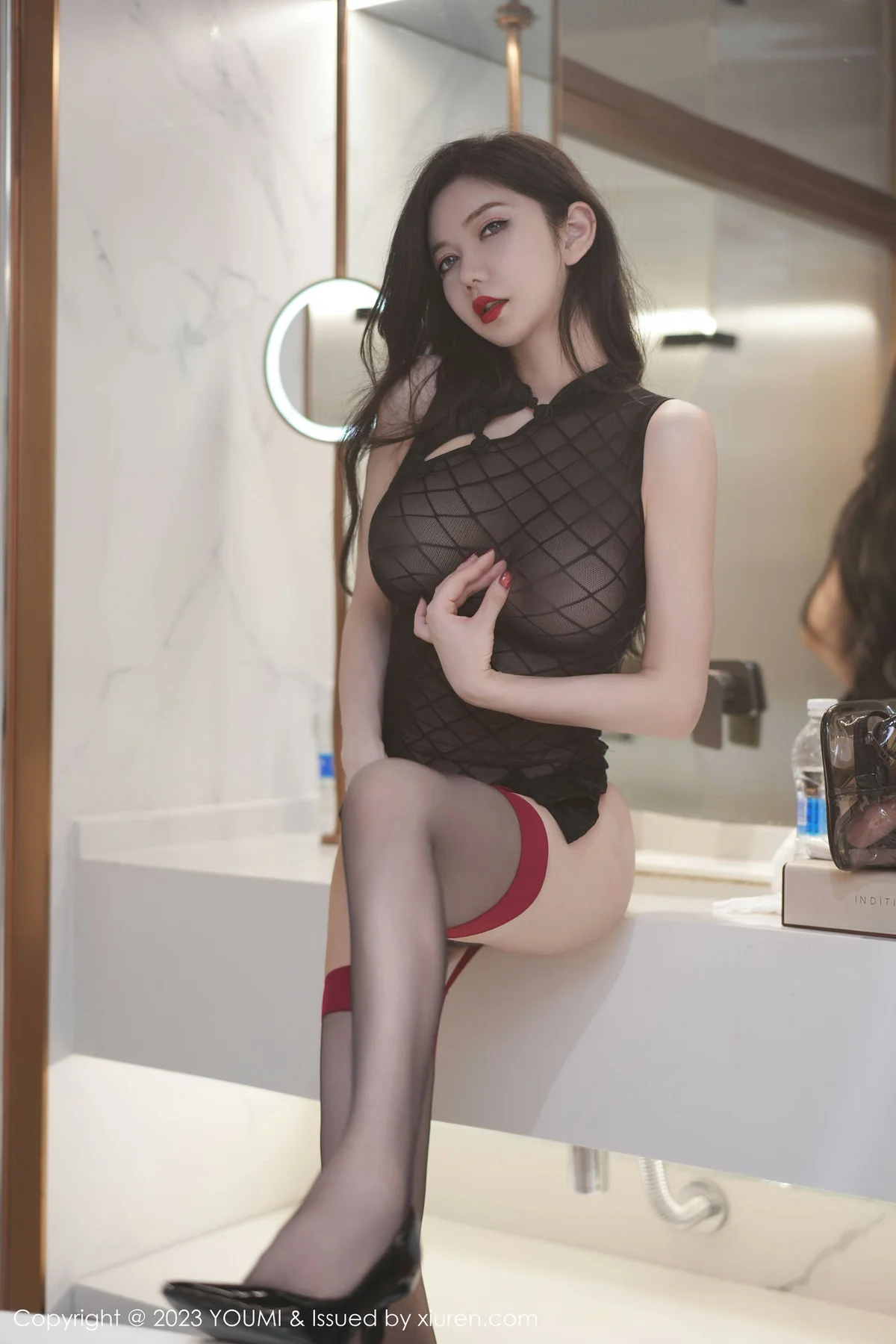 YOUMI 尤蜜荟 Vol.1007 心妍小公主 薄纱轻透性感写真111 - 4