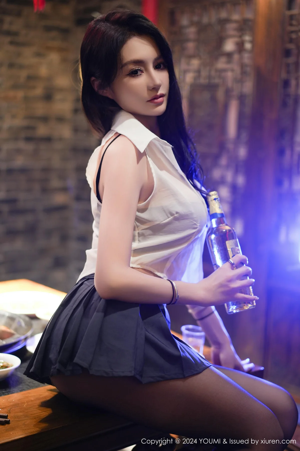 YOUMI 尤蜜荟 Vol.1062 林幼一 JK制服性感写真2 - 4