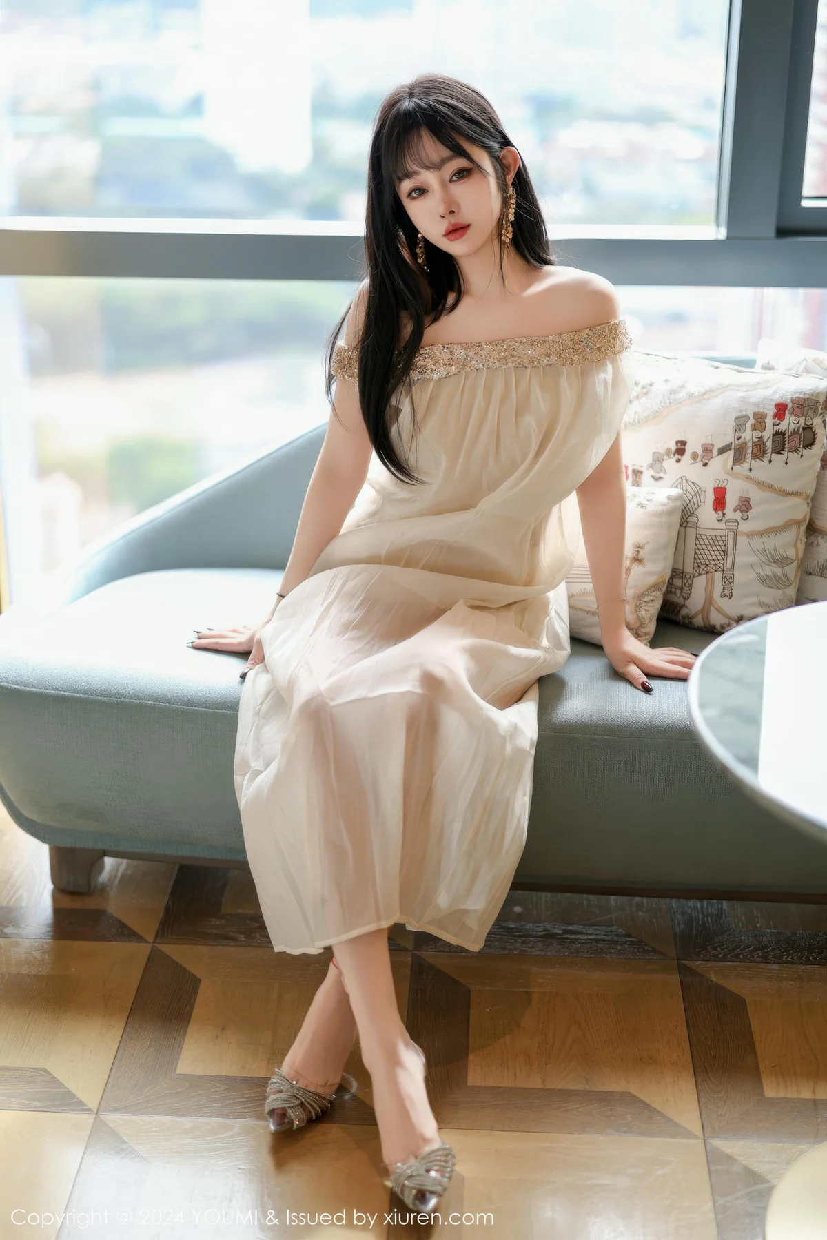 YOUMI 尤蜜荟 Vol.1110 王雨纯 透视玉体翘臀 - 1