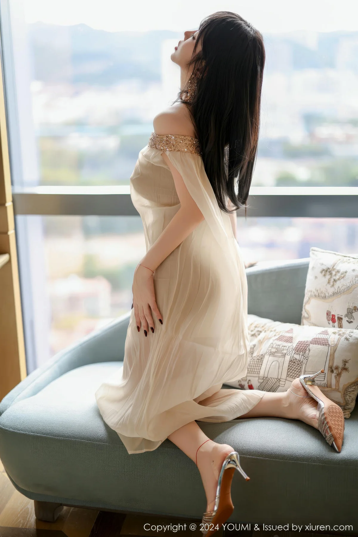 YOUMI 尤蜜荟 Vol.1110 王雨纯 透视玉体翘臀 - 9