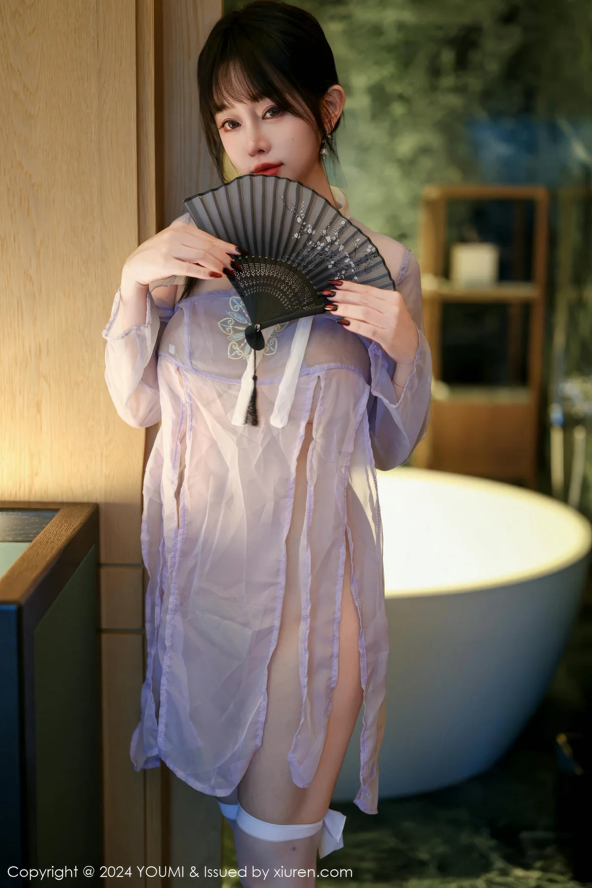 YOUMI 尤蜜荟 Vol.1114 王雨纯 透视乳贴玉体 - 5