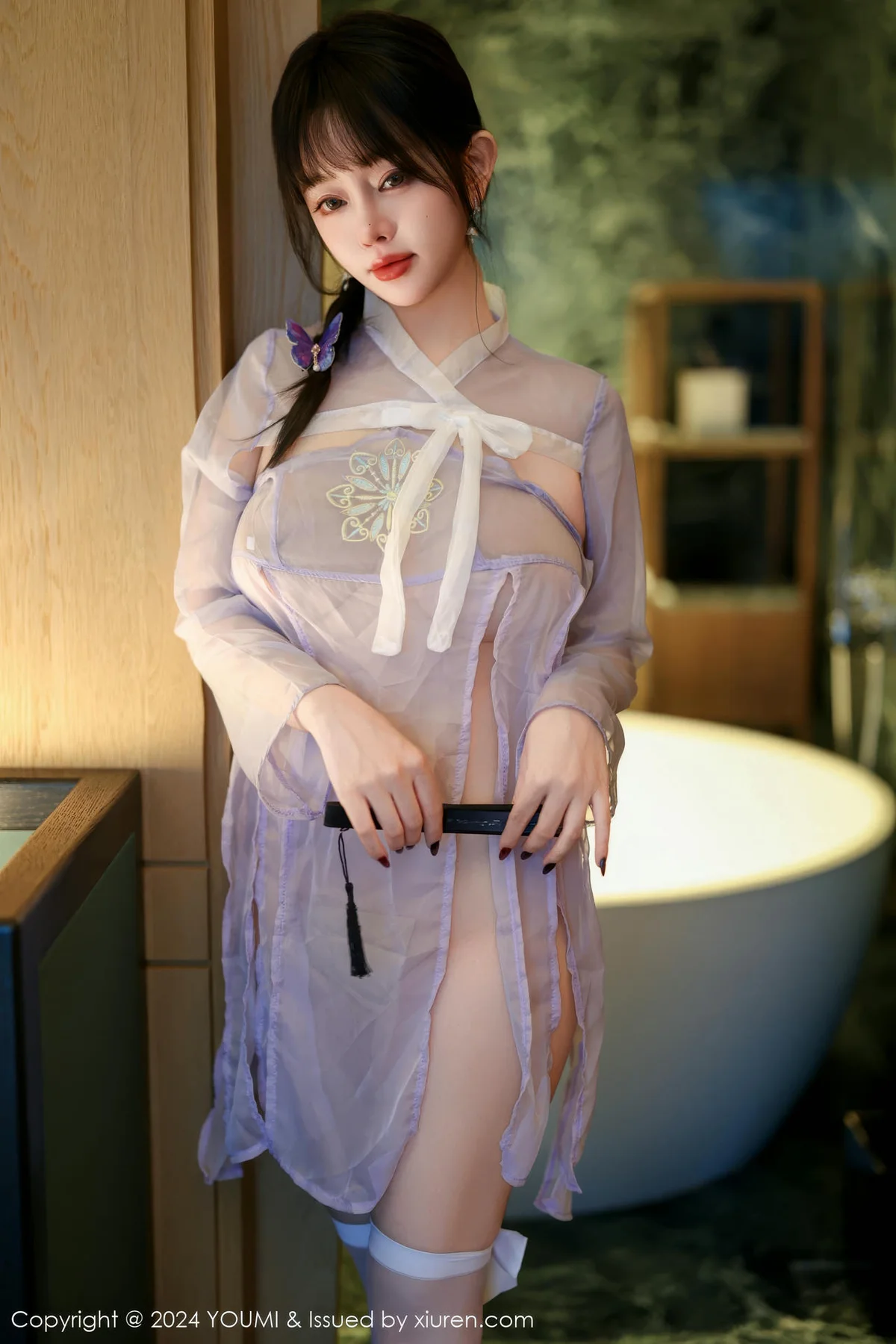 YOUMI 尤蜜荟 Vol.1114 王雨纯 透视乳贴玉体 - 6