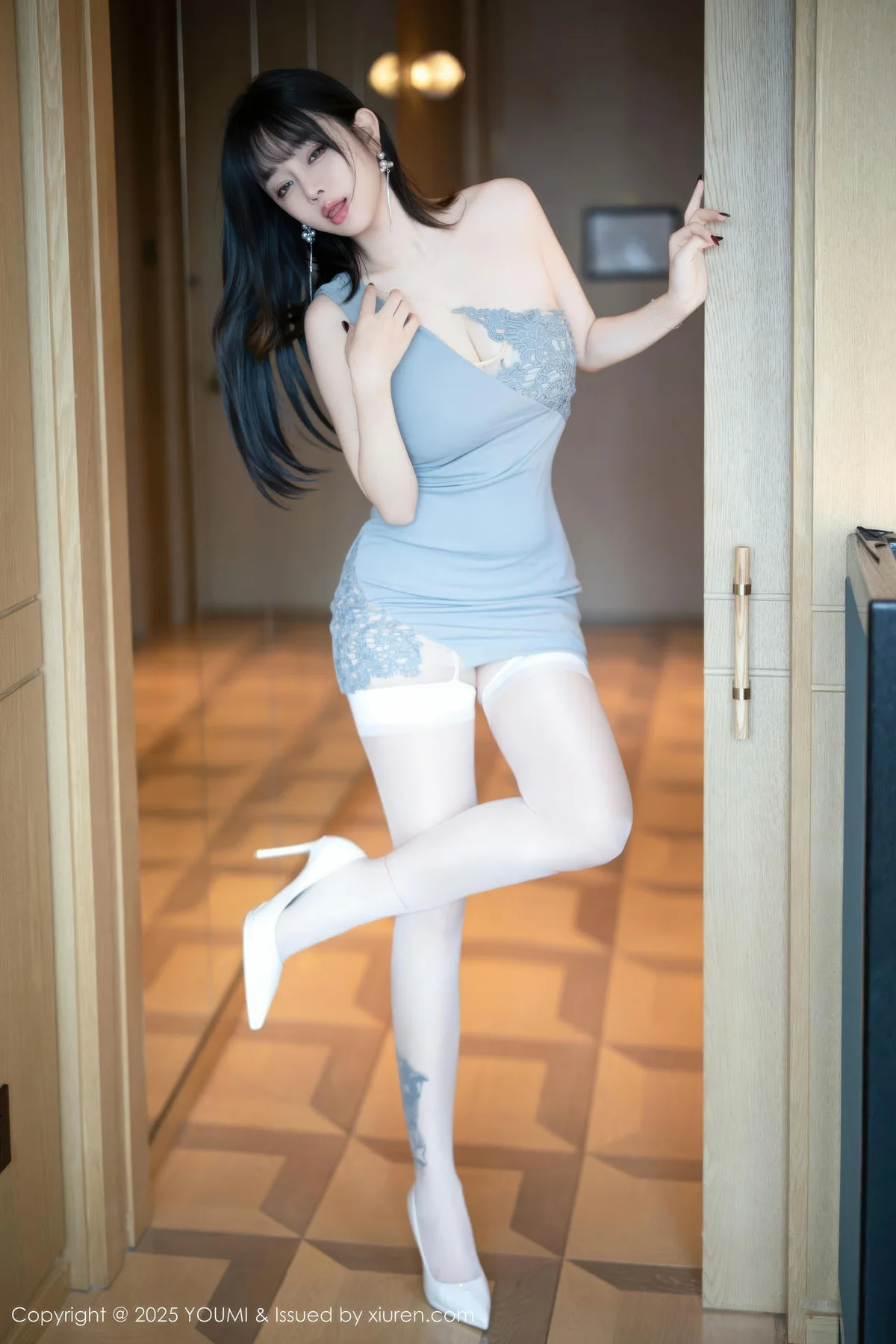 YOUMI 尤蜜荟 Vol.1181 王羽纯 诱人白色丝袜 - 5