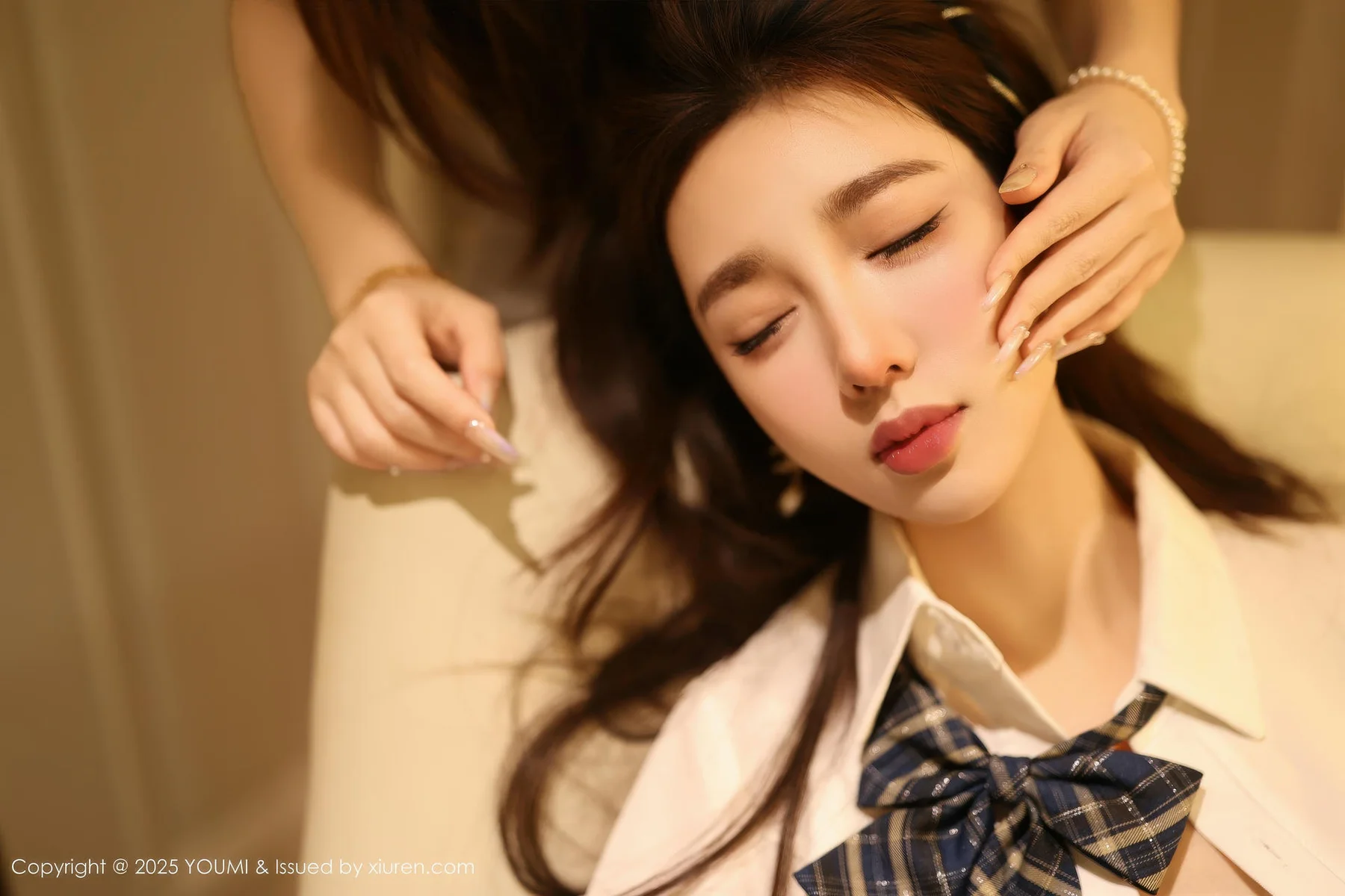 YOUMI 尤蜜荟 Vol.1183 twin桃桃 诱人白色丝袜 - 6