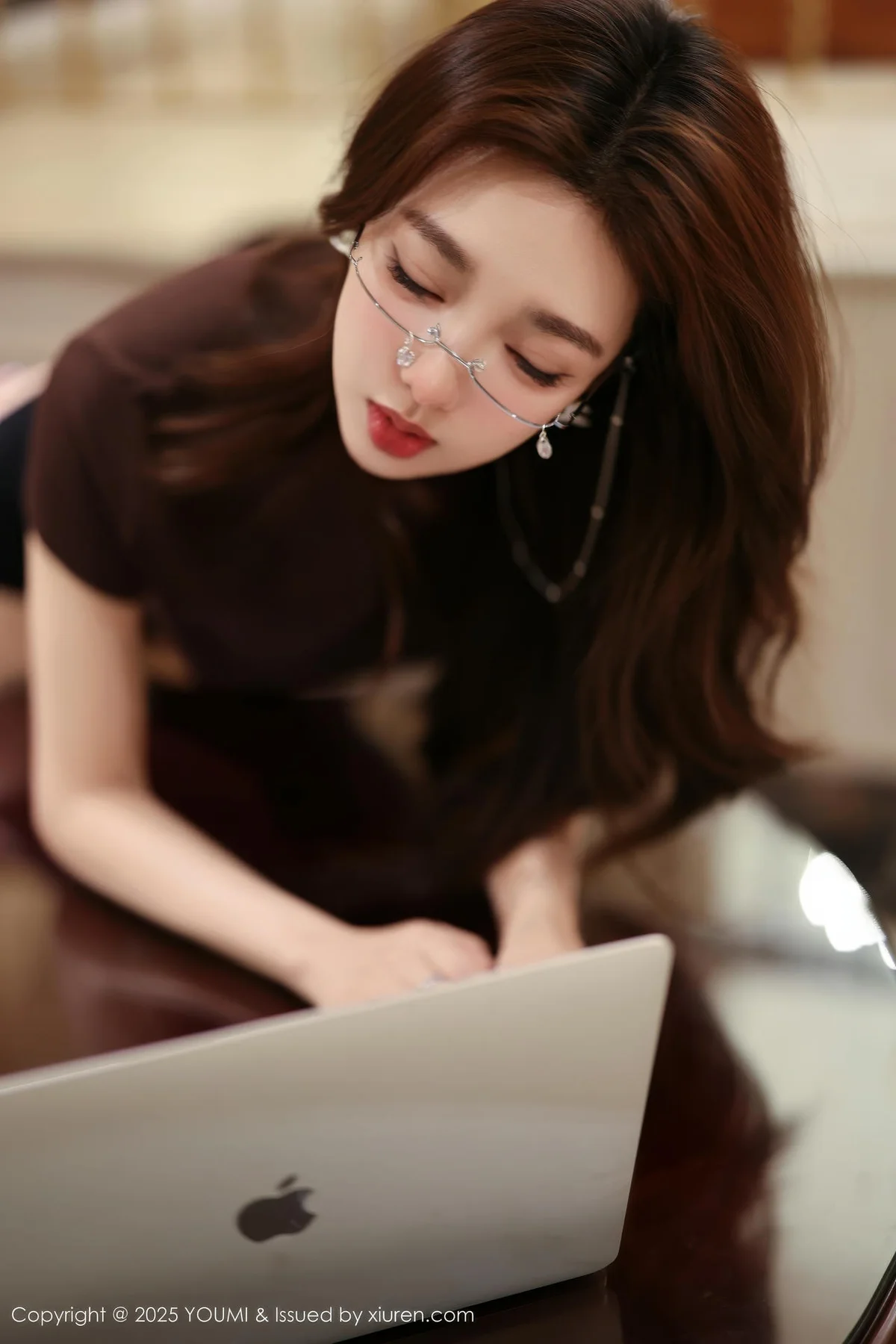 YOUMI 尤蜜荟 Vol.1186 心上可Flora 童颜巨乳浅色浴袍 - 9