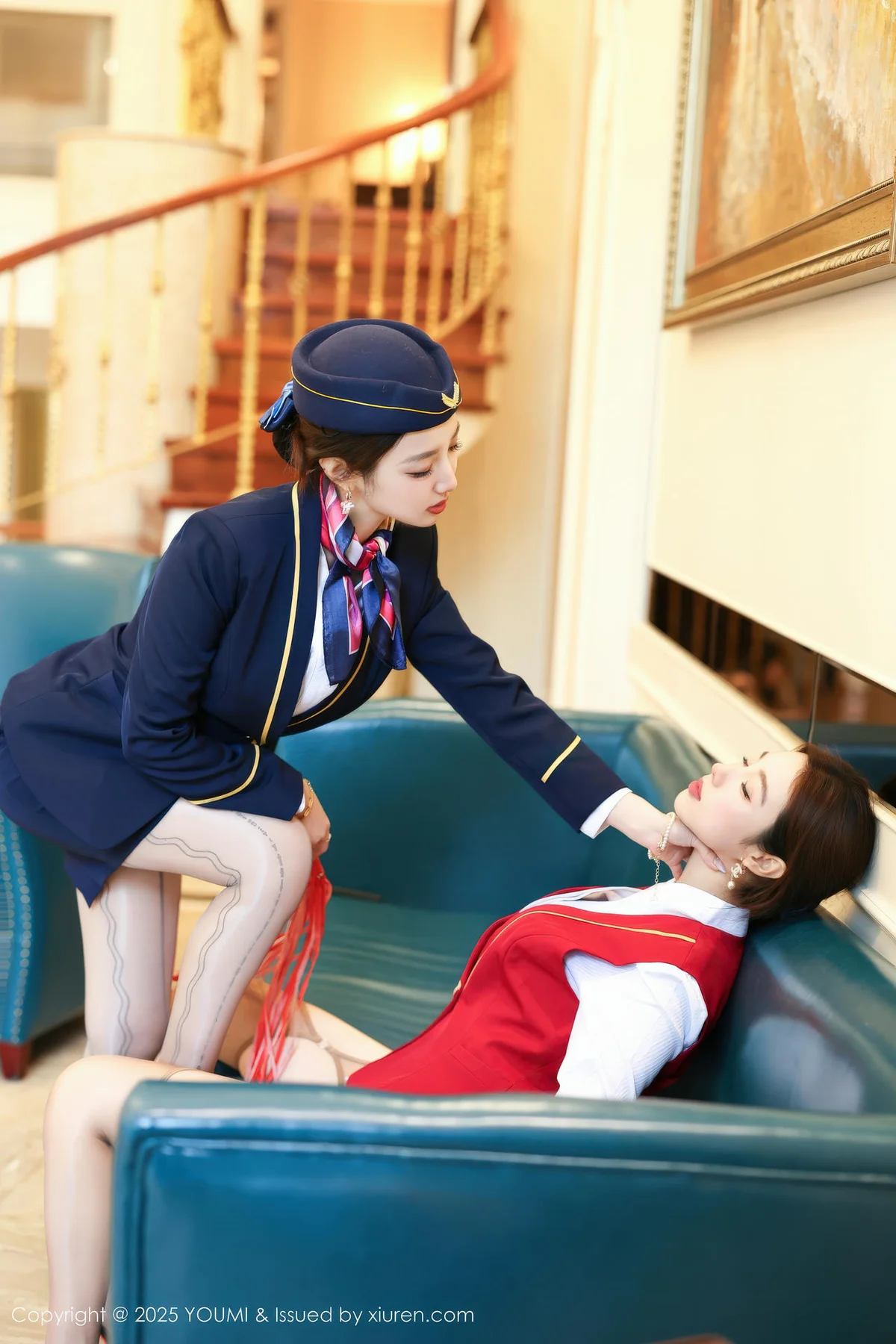 YOUMI 尤蜜荟 Vol.1189 Twins桃之夭夭 两位性感女神双峰对决 - 2