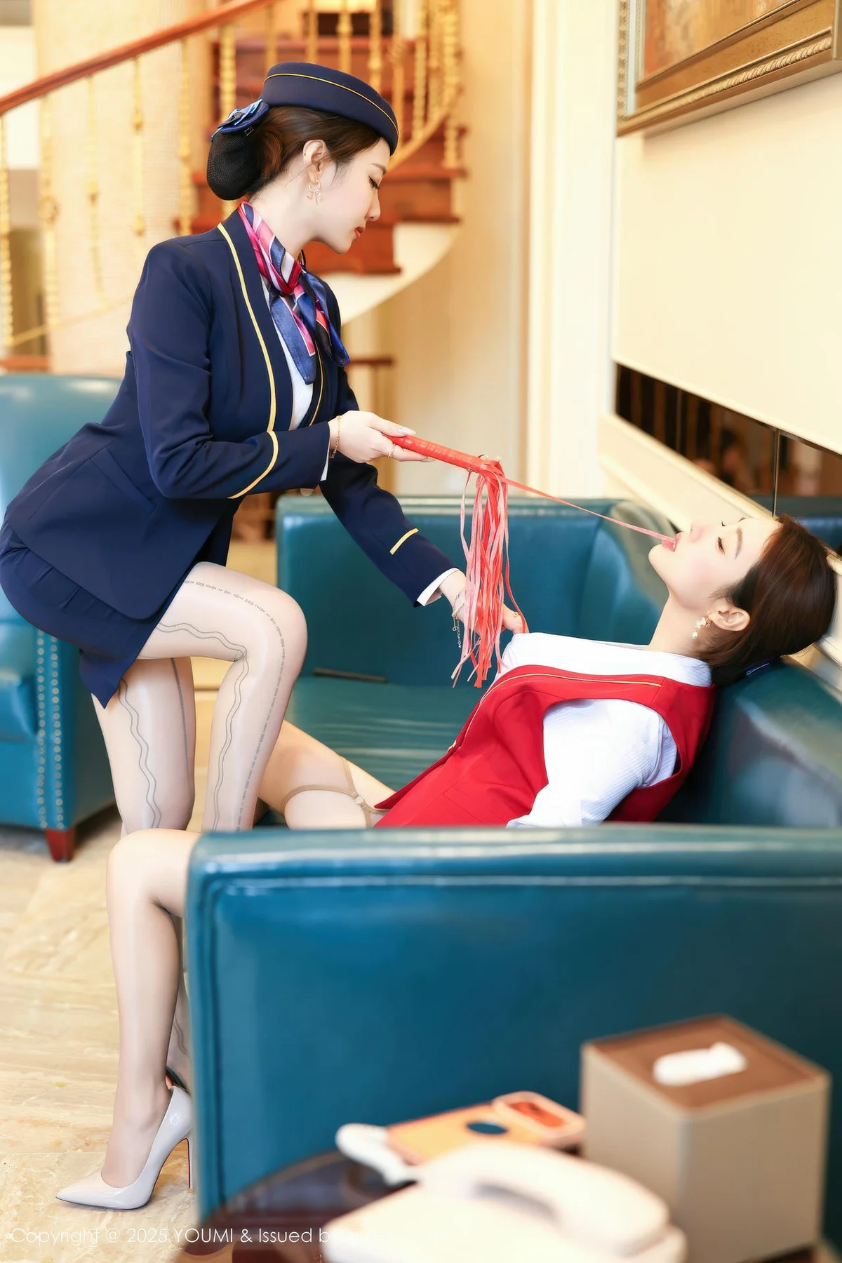 YOUMI 尤蜜荟 Vol.1189 Twins桃之夭夭 两位性感女神双峰对决 - 3