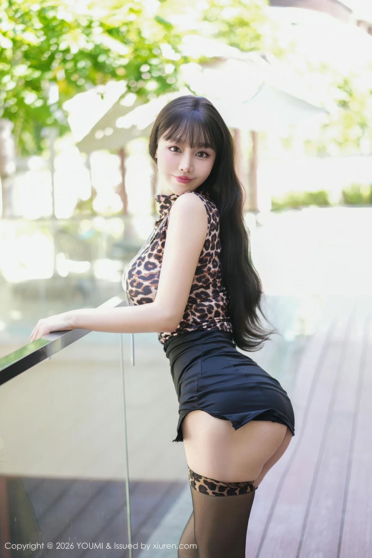 YOUMI 尤蜜荟 Vol.1197 心上可Flora 童颜巨乳魅惑黑丝 - 8