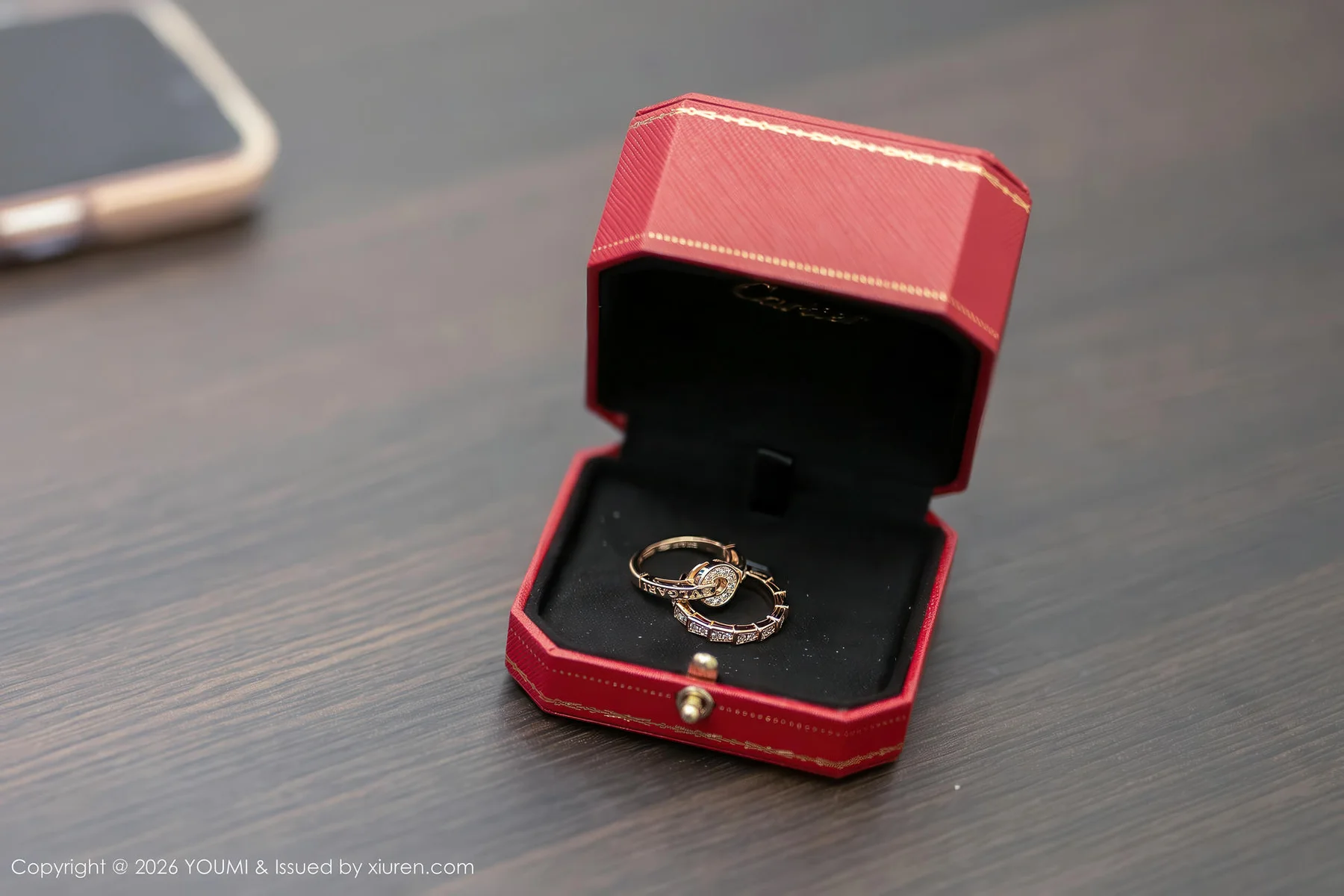 YOUMI 尤蜜荟 Vol.1198 Twins桃桃 红稠睡衣新婚喜事 - 7