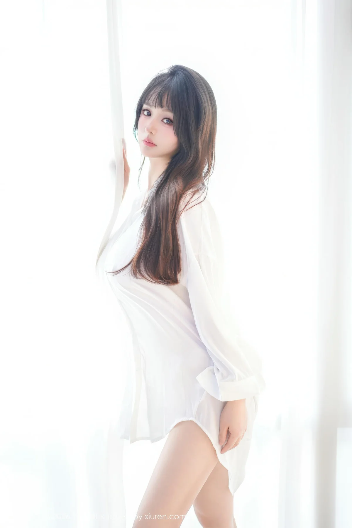 YOUMI 尤蜜荟 Vol.1199 沈南汐RuRu 白色衬衫情趣内衣 - 5