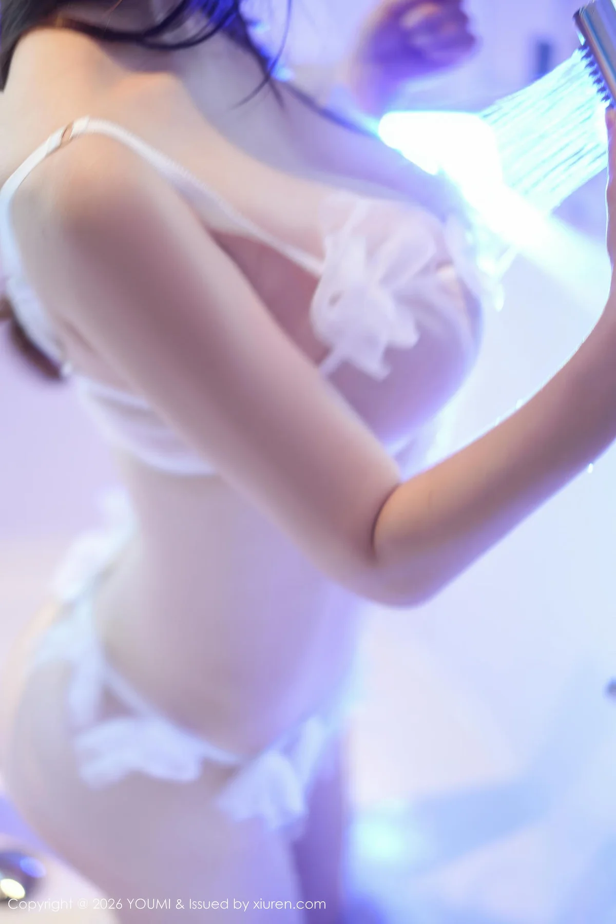YOUMI 尤蜜荟 Vol.1199 沈南汐RuRu 白色衬衫情趣内衣 - 3