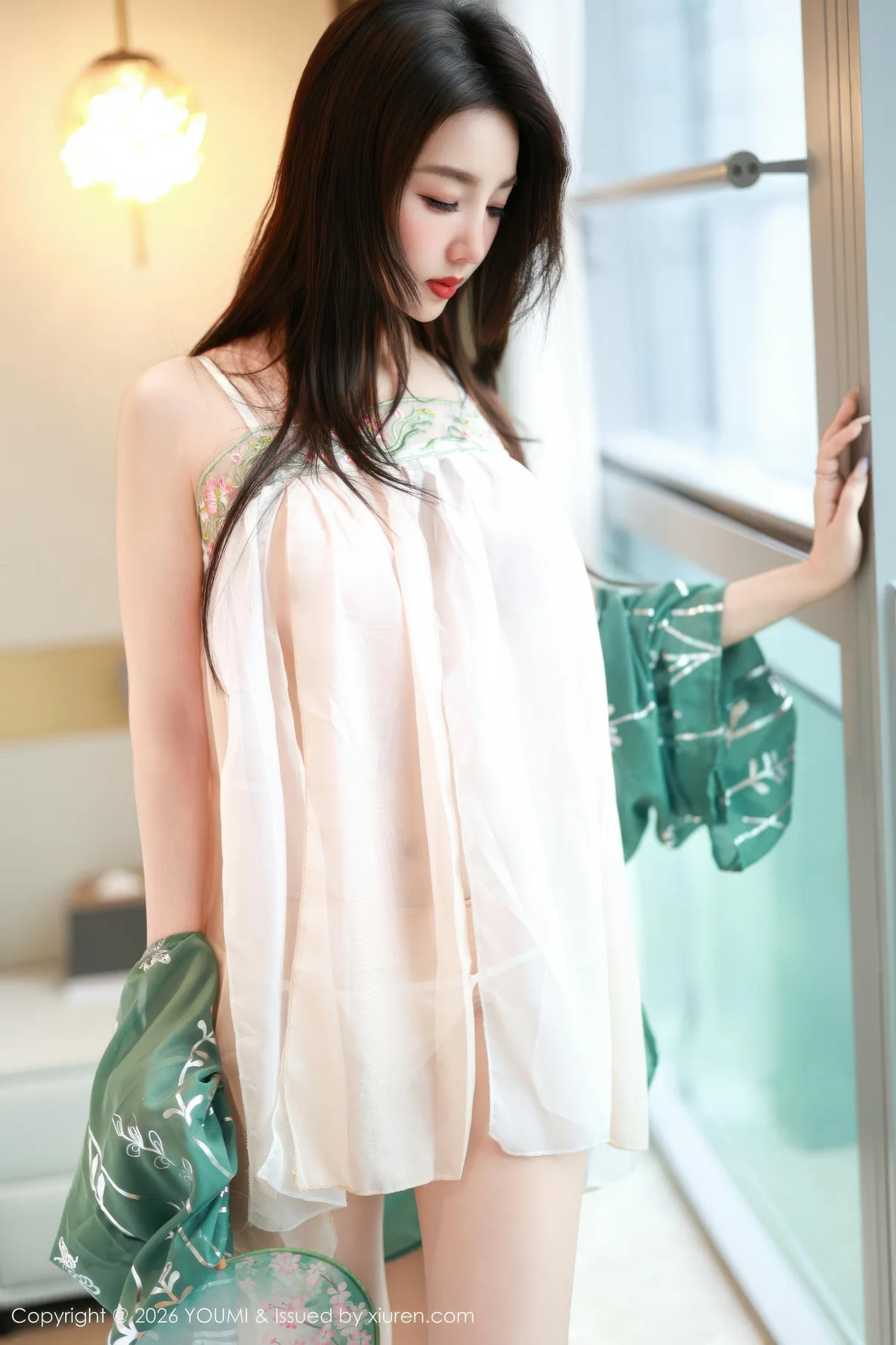 YOUMI 尤蜜荟 Vol.1200 twins天夭 古风服饰透视 - 7