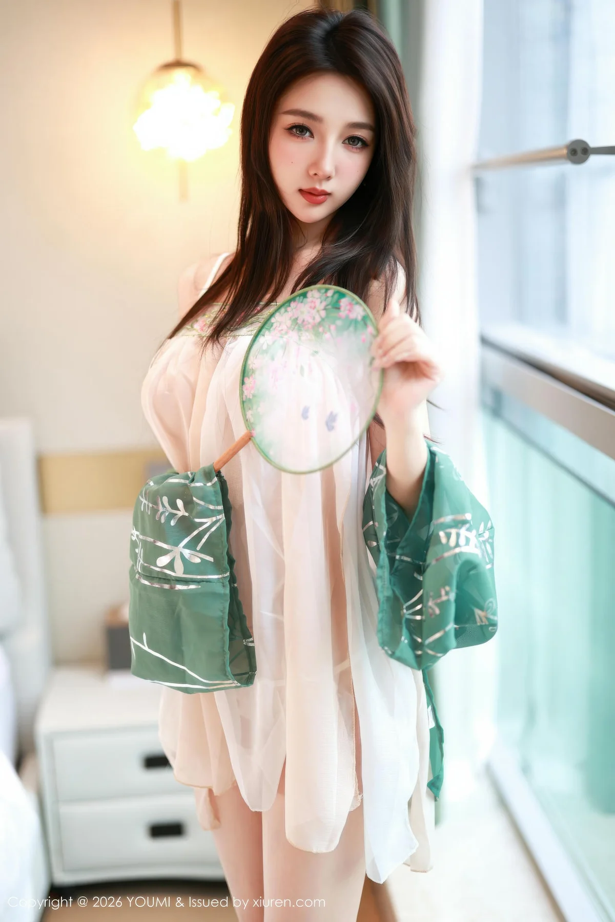 YOUMI 尤蜜荟 Vol.1200 twins天夭 古风服饰透视 - 10