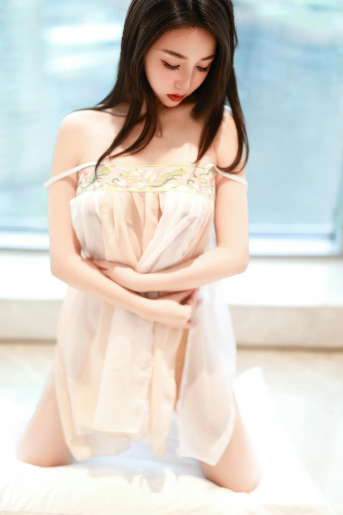 YOUMI 尤蜜荟 Vol.1200 twins天夭 古风服饰透视 - 4